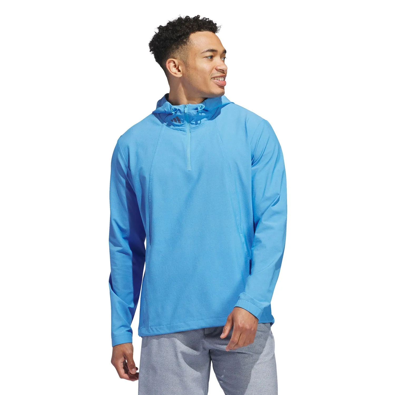 adidas Golf Ultimate365 Hooded Anorak - Semi Blue Burst