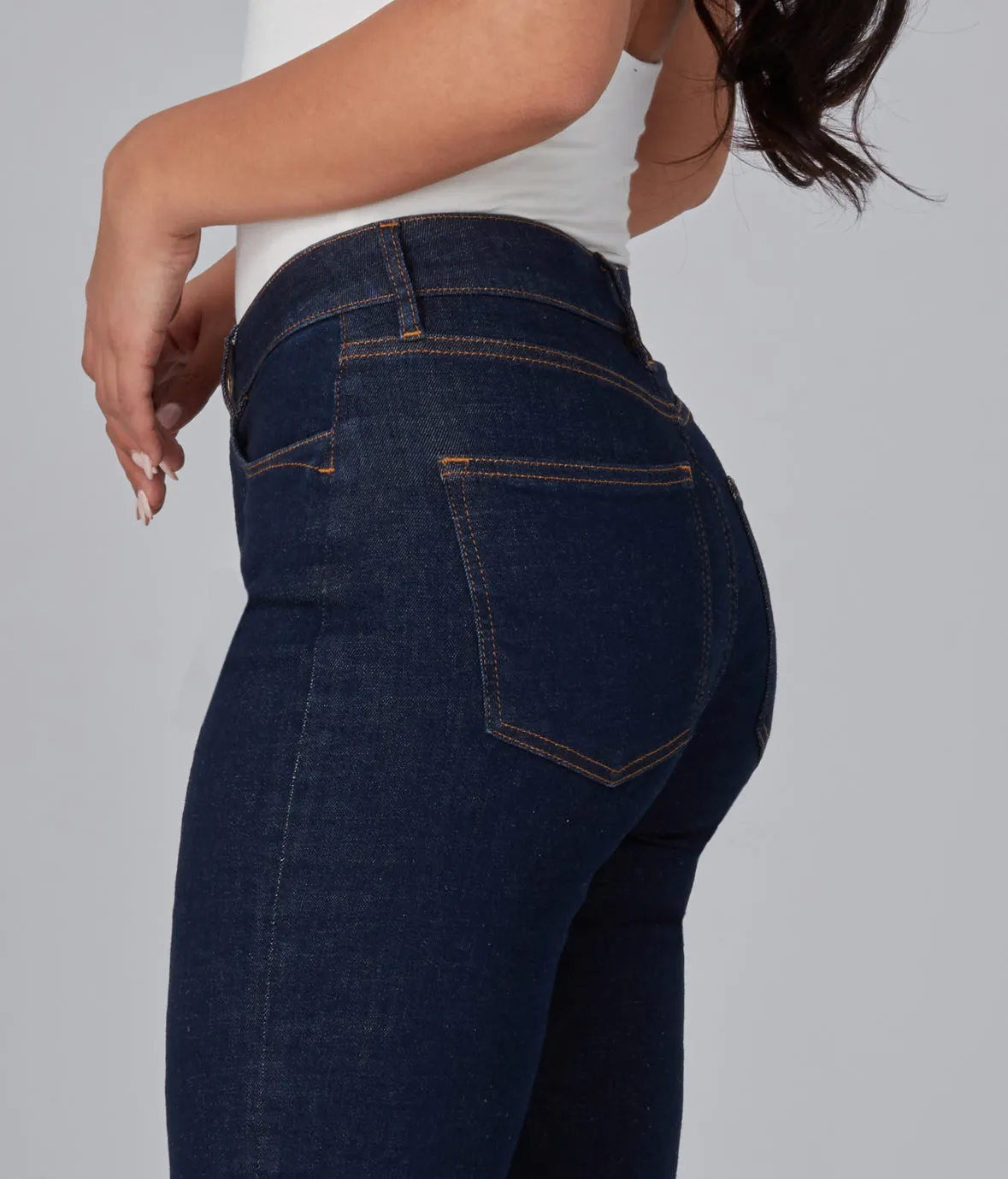 ALICE-DRB High Rise Flare Jeans