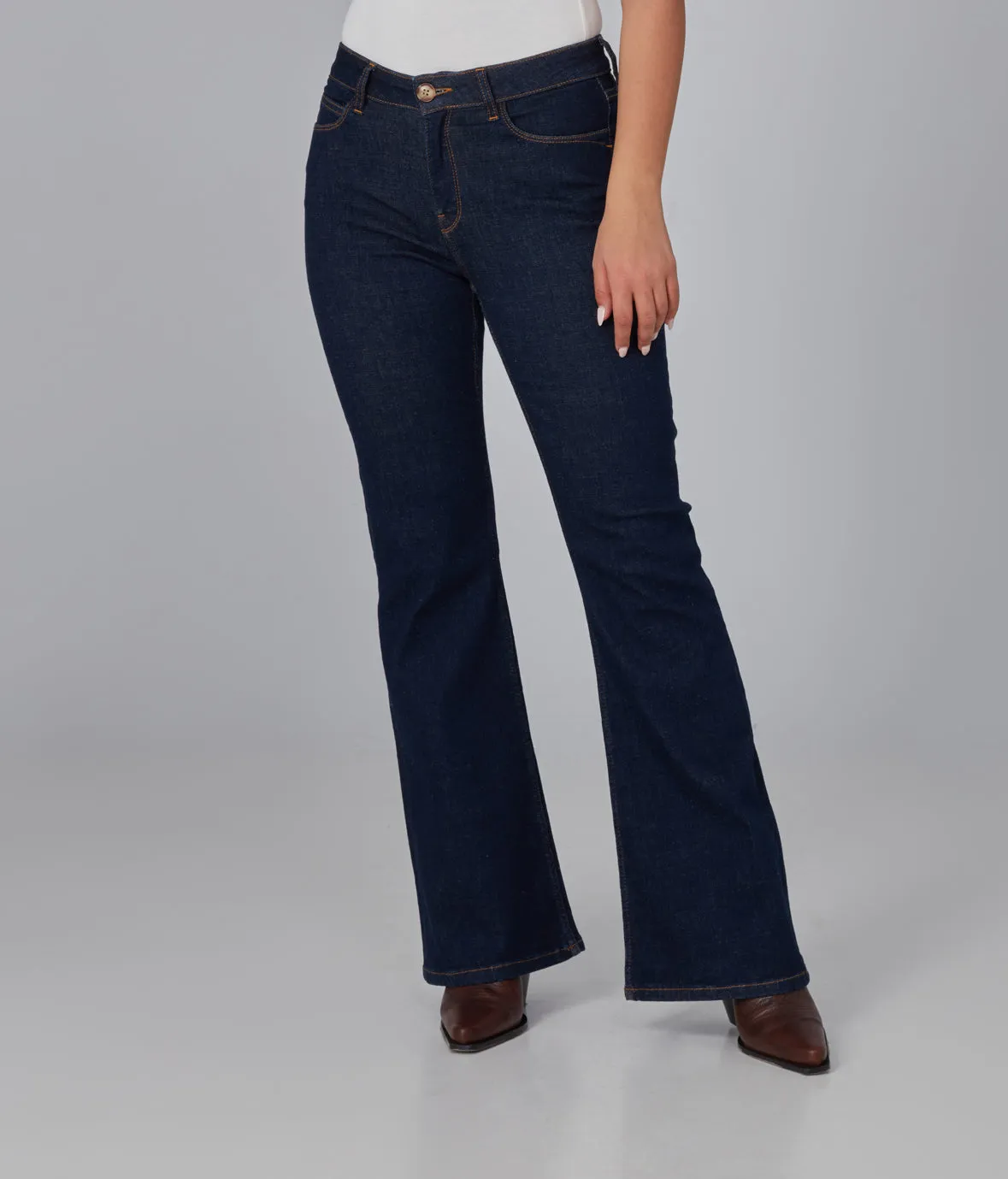 ALICE-DRB High Rise Flare Jeans