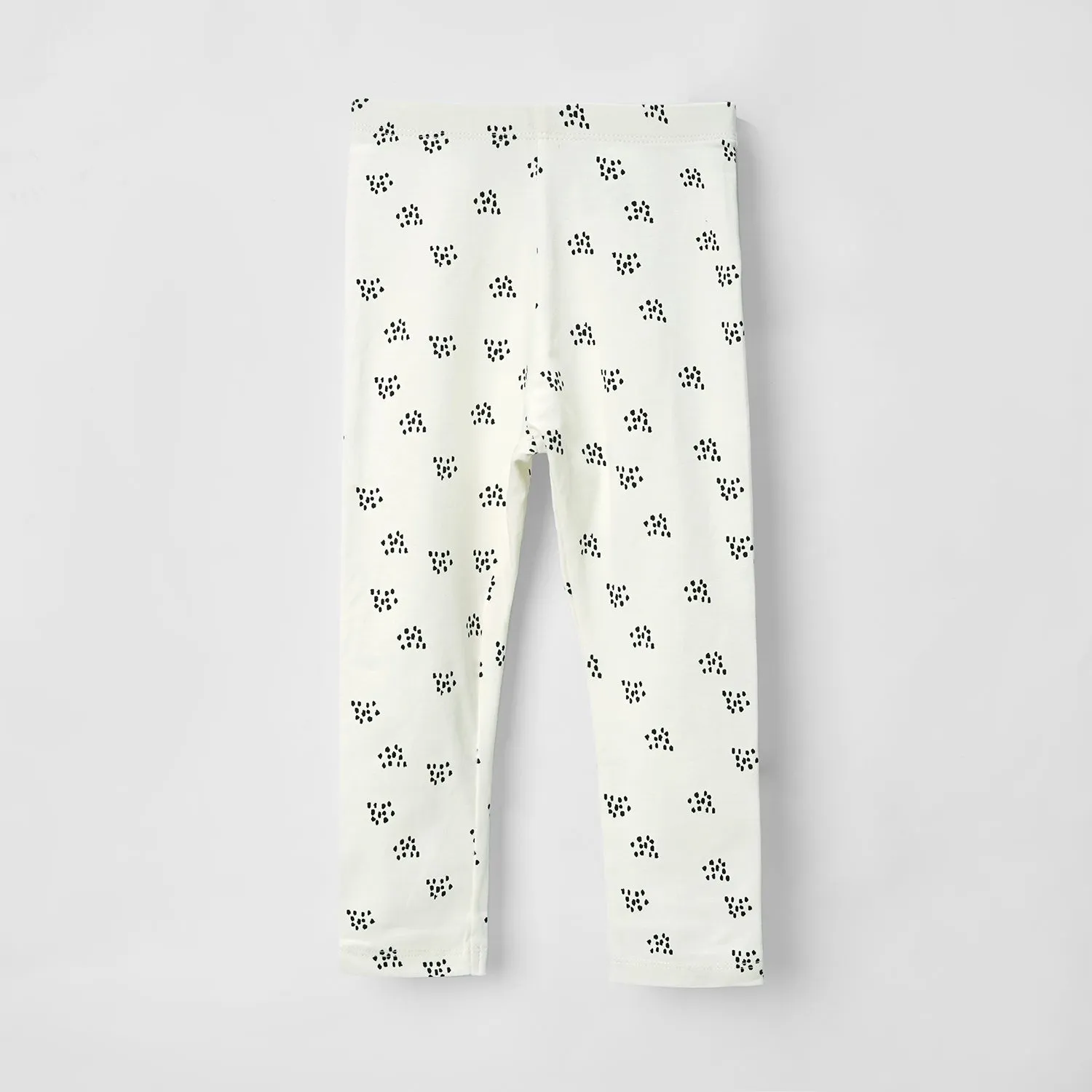 All-Over Printed Soft Cotton Legging For Girls