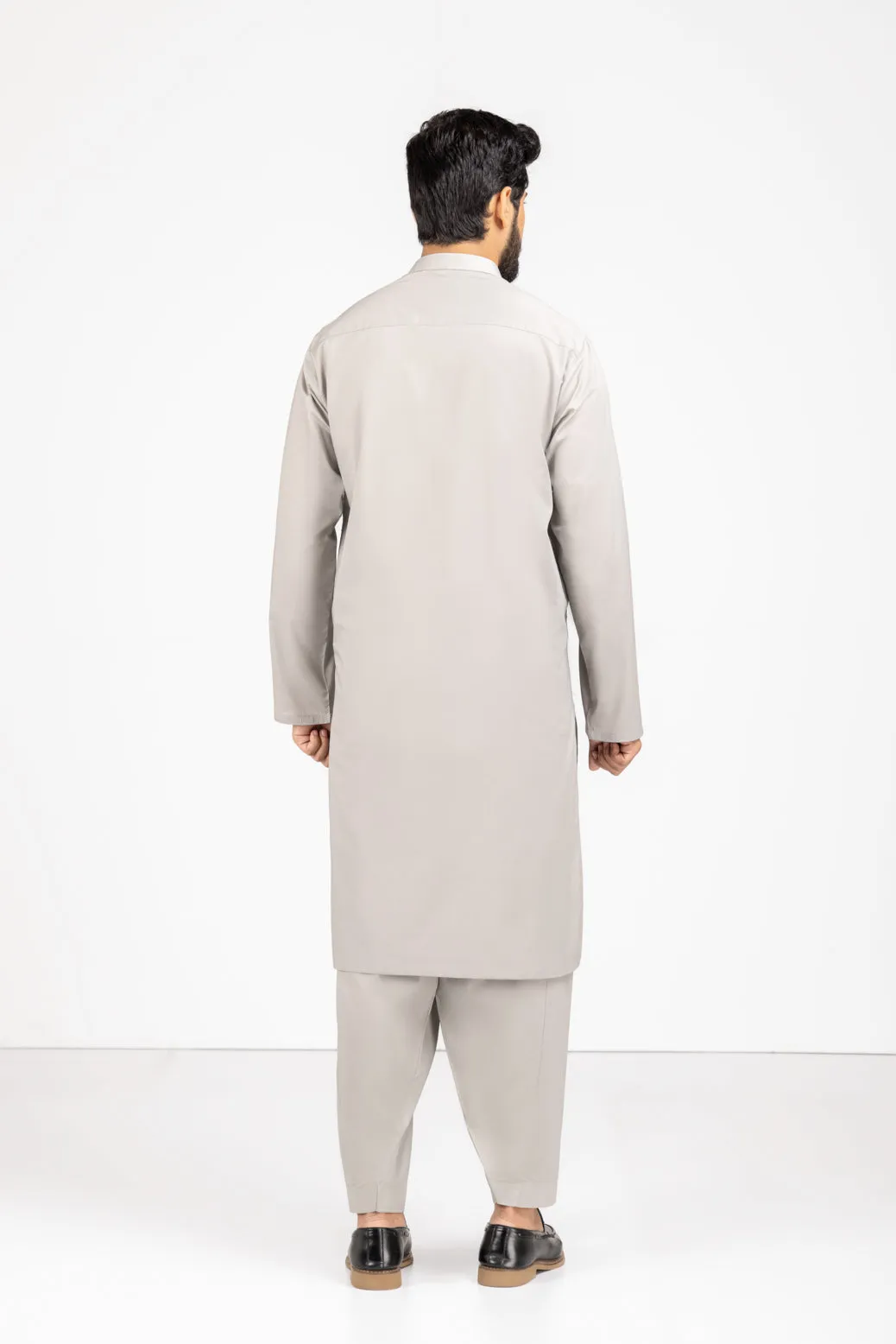 ASH GRAY-COTTON-KURTA SHALWAR (KSRS23-029)