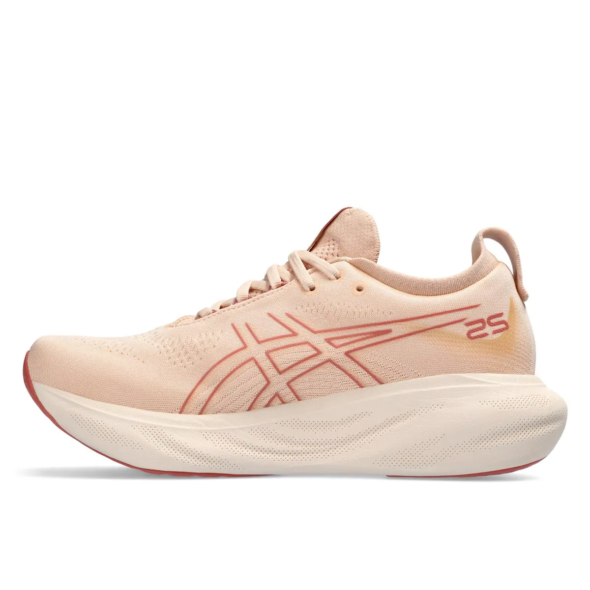 Asics Gel Nimbus 25 Women Pale Apricot Light Garnet '  25 