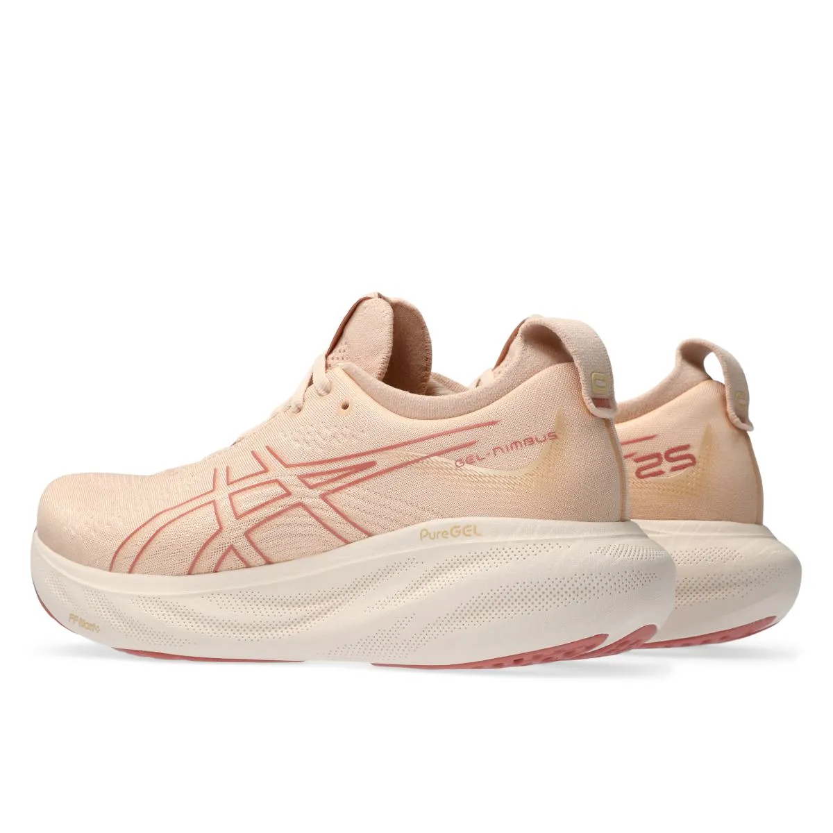 Asics Gel Nimbus 25 Women Pale Apricot Light Garnet '  25 