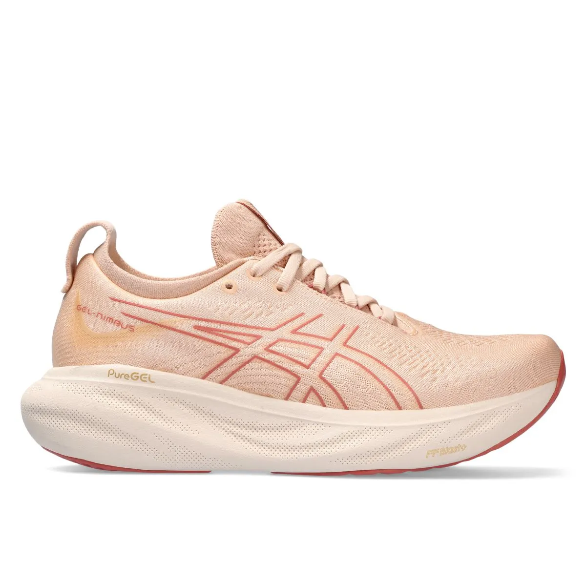 Asics Gel Nimbus 25 Women Pale Apricot Light Garnet '  25 