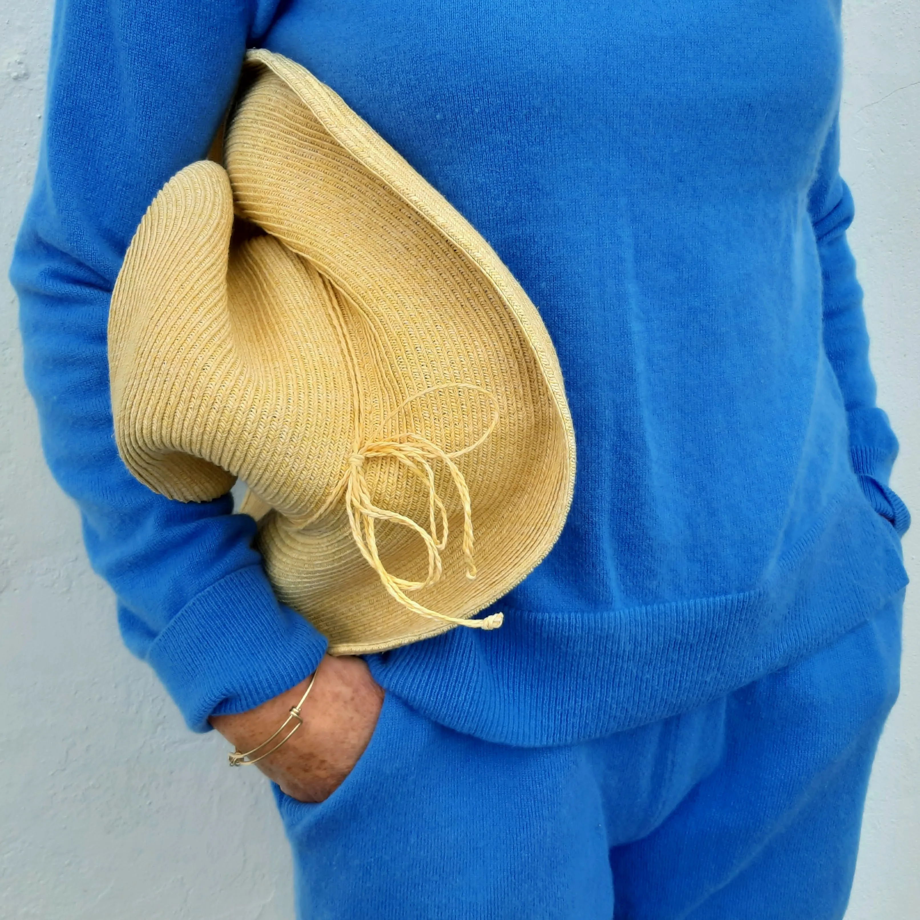 Azure Blue Cashmere Sweater Jumper