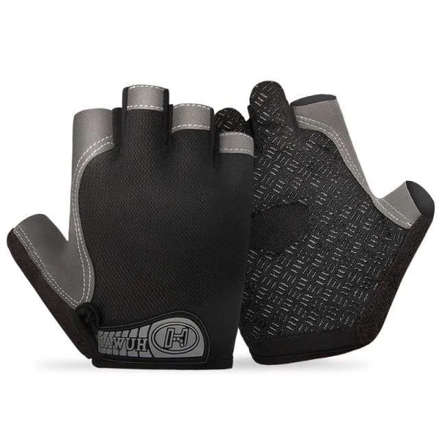 Bike Cycling Gloves Anti-slip Anti-sweat Men Women Half Finger Gloves Breathable Anti-shock Sports Gloves Bike Bicycle Gloves