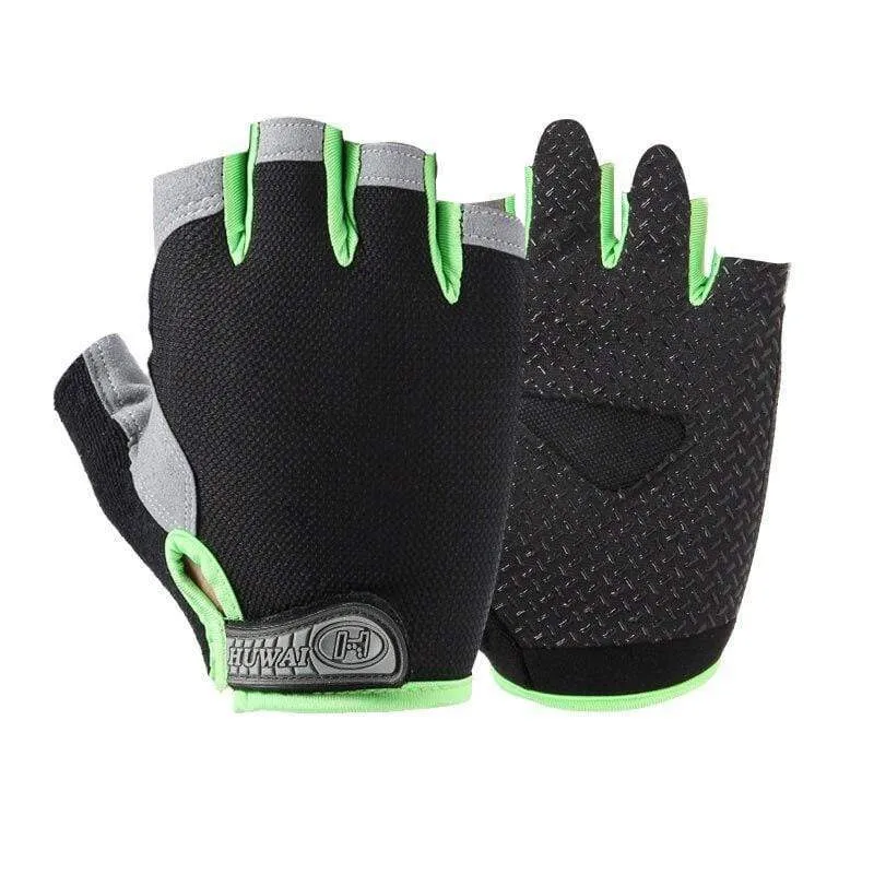 Bike Cycling Gloves Anti-slip Anti-sweat Men Women Half Finger Gloves Breathable Anti-shock Sports Gloves Bike Bicycle Gloves