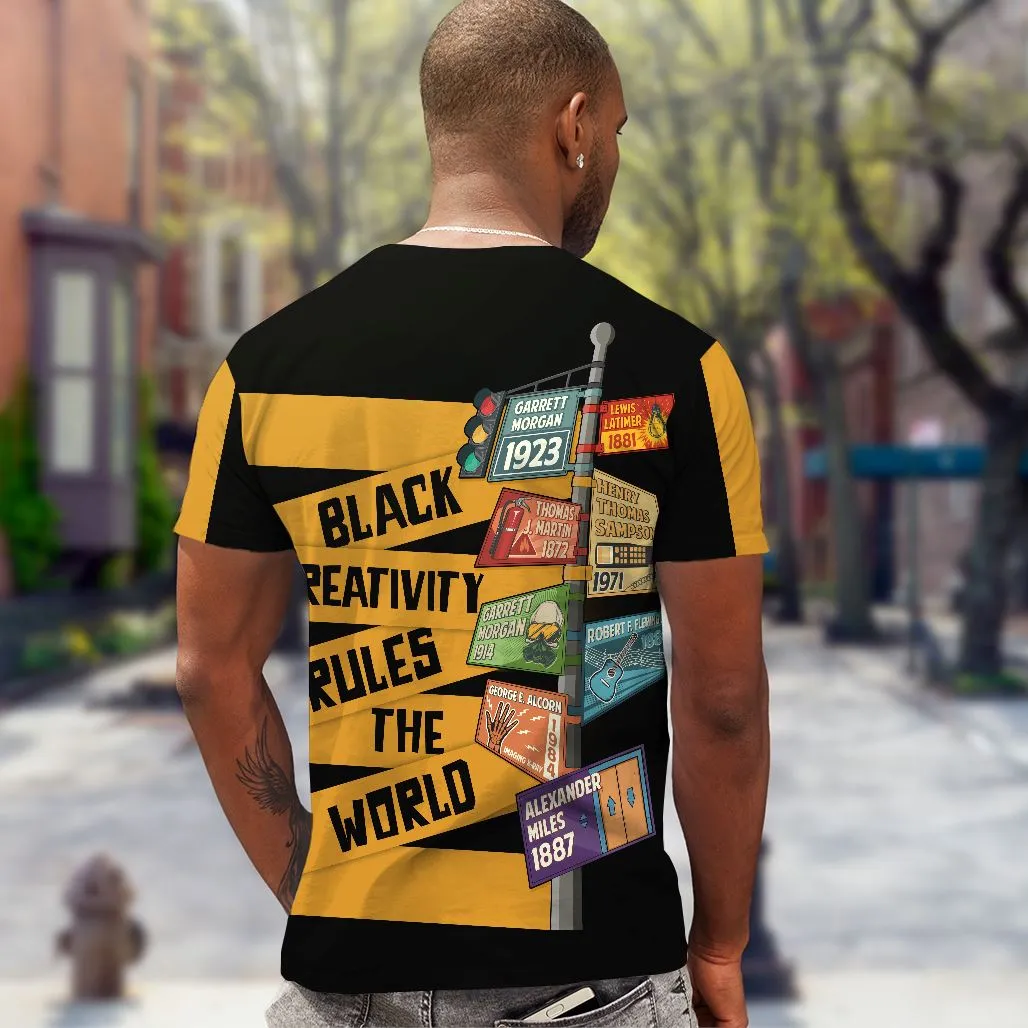 Black Creativity Rules The World T-shirt