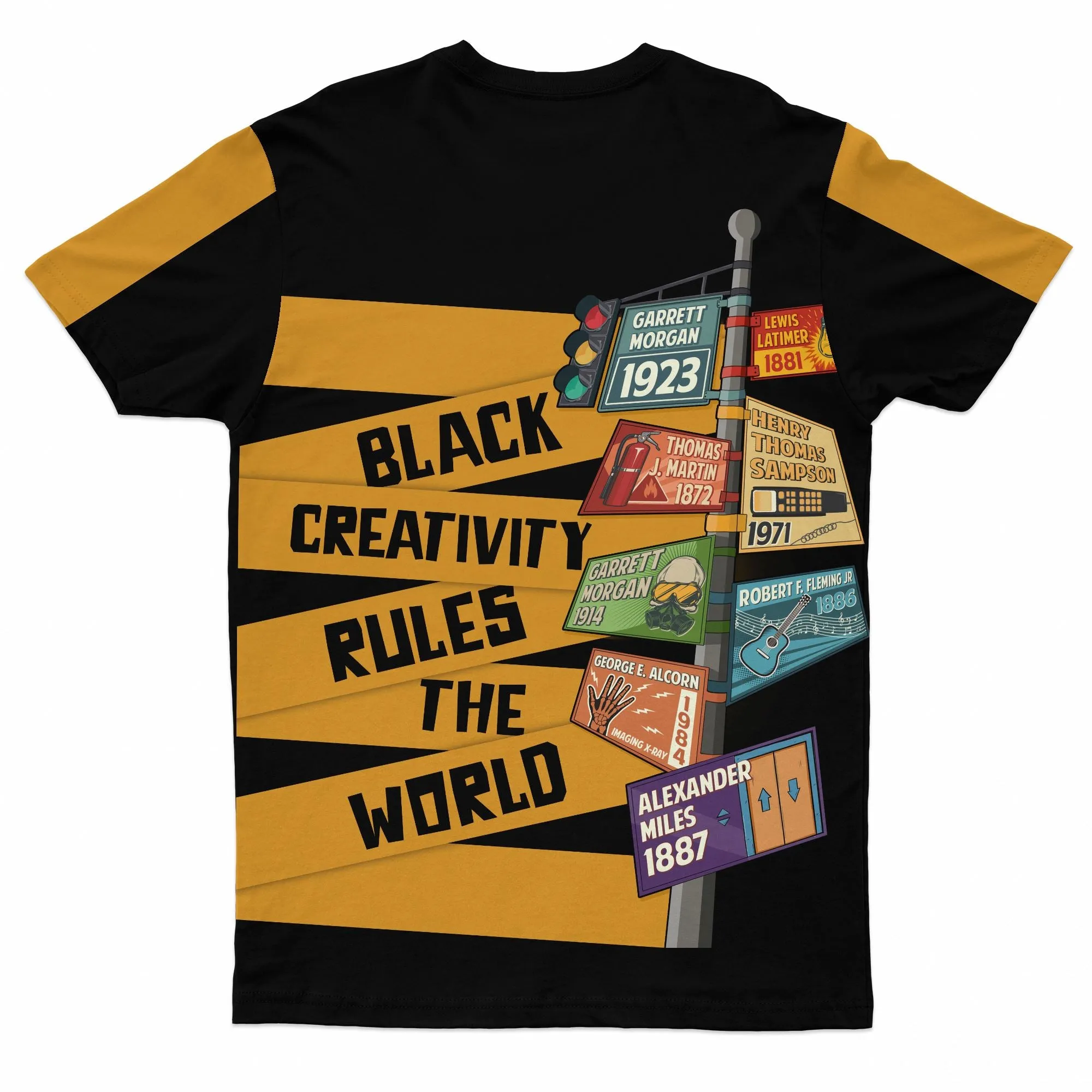 Black Creativity Rules The World T-shirt