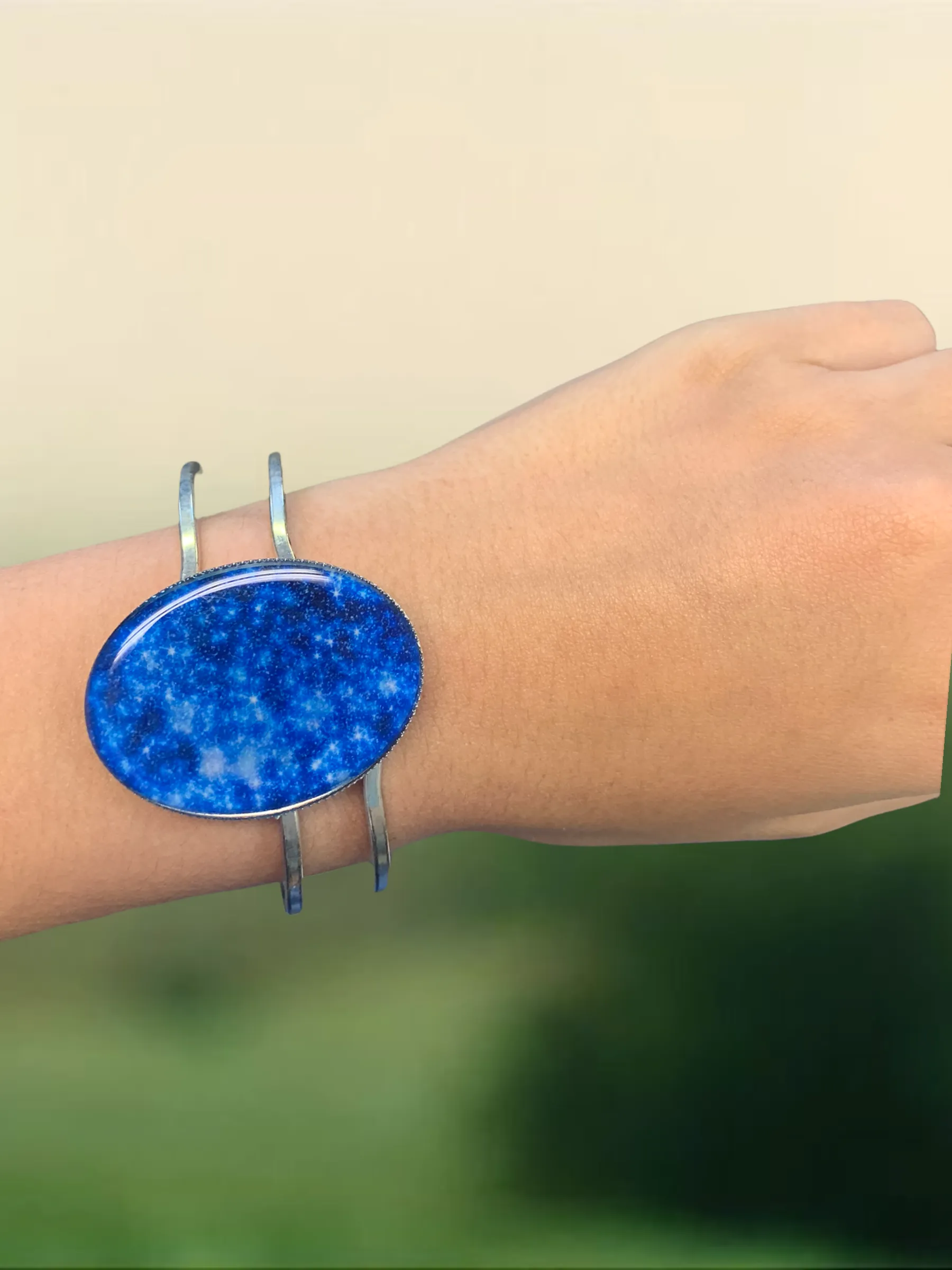 Blue Sky Oval Bracelet