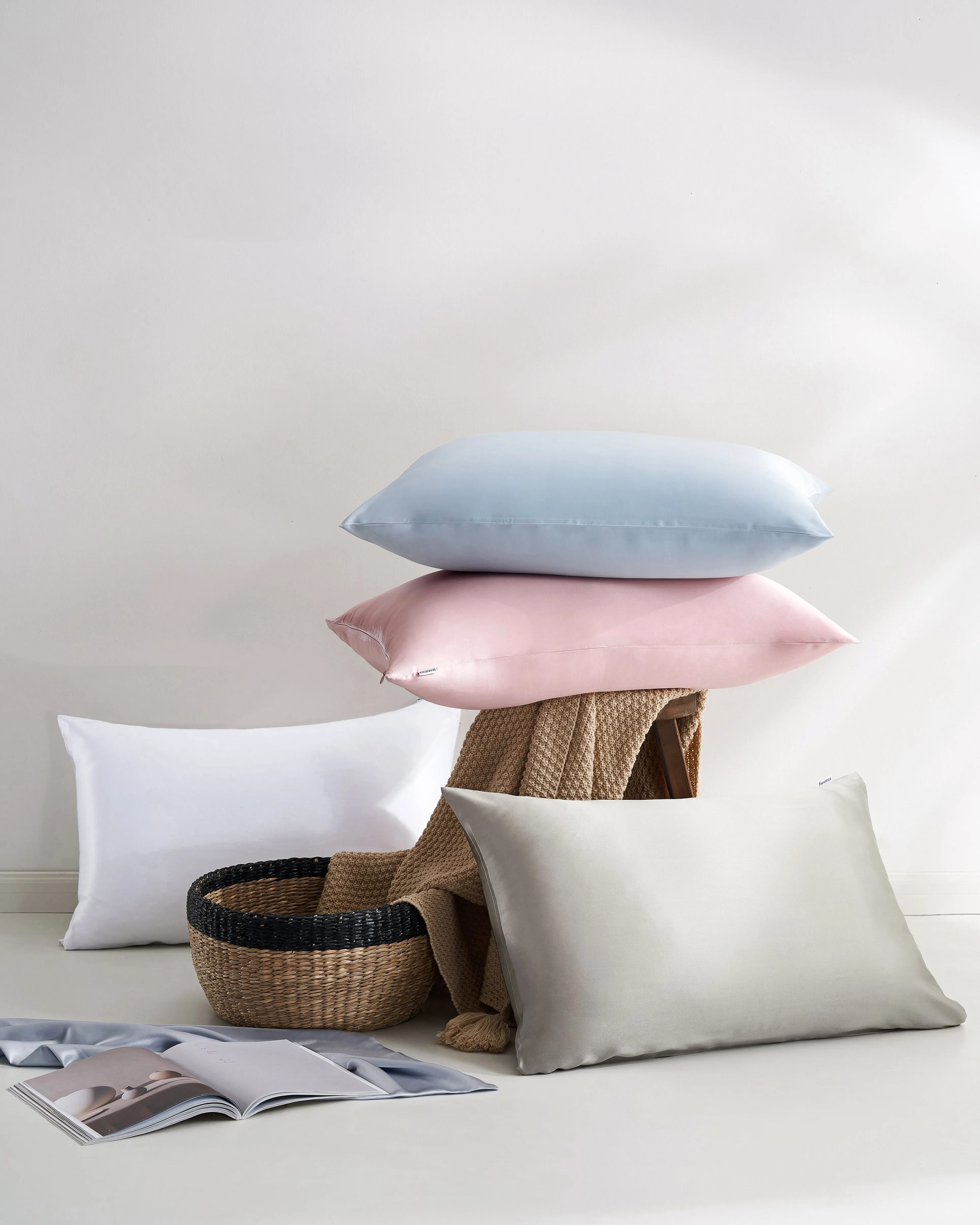 Bundle- 22MM Silk Pillowcases   Cotton Covered Silk Pillow