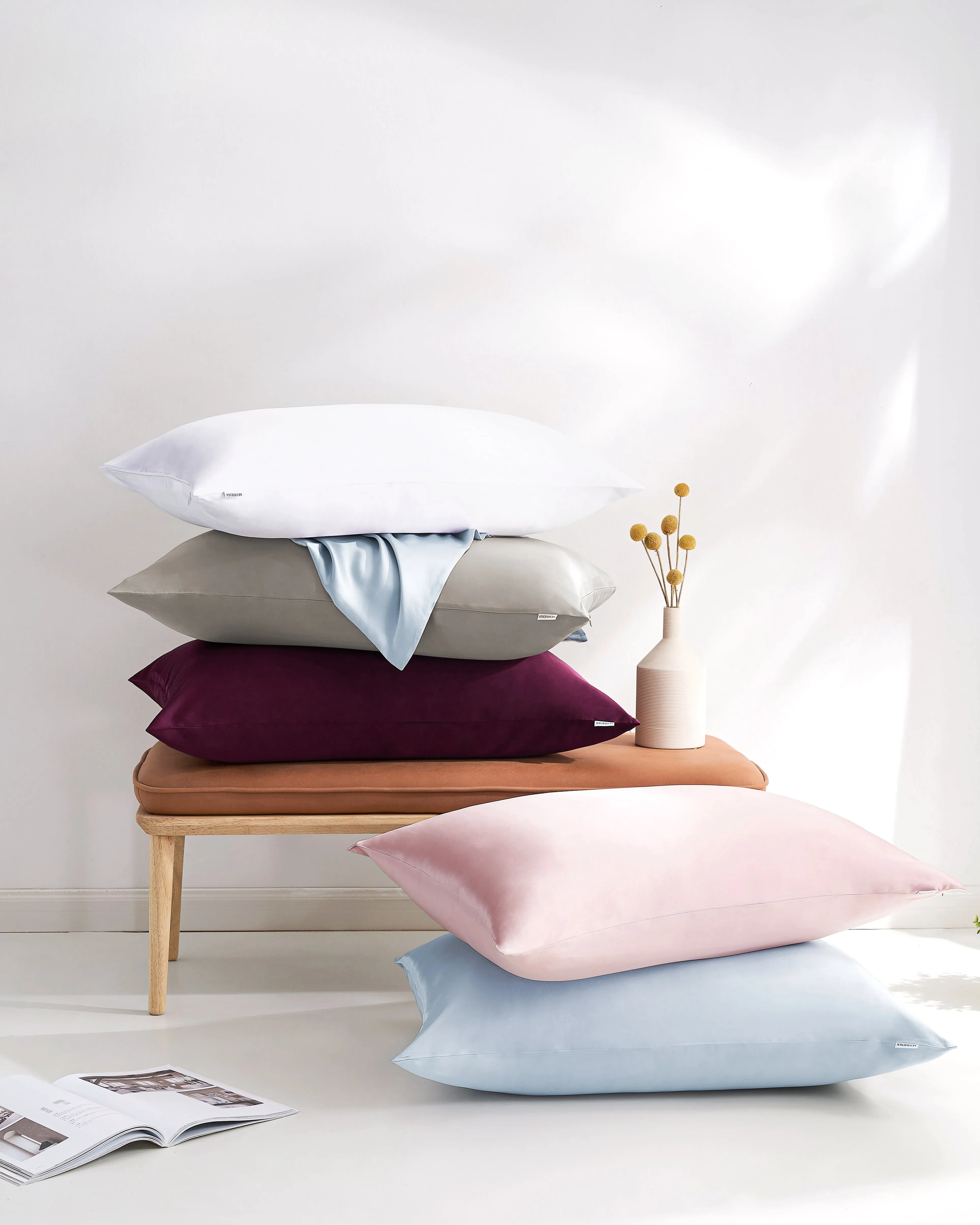 Bundle- 22MM Silk Pillowcases   Cotton Covered Silk Pillow