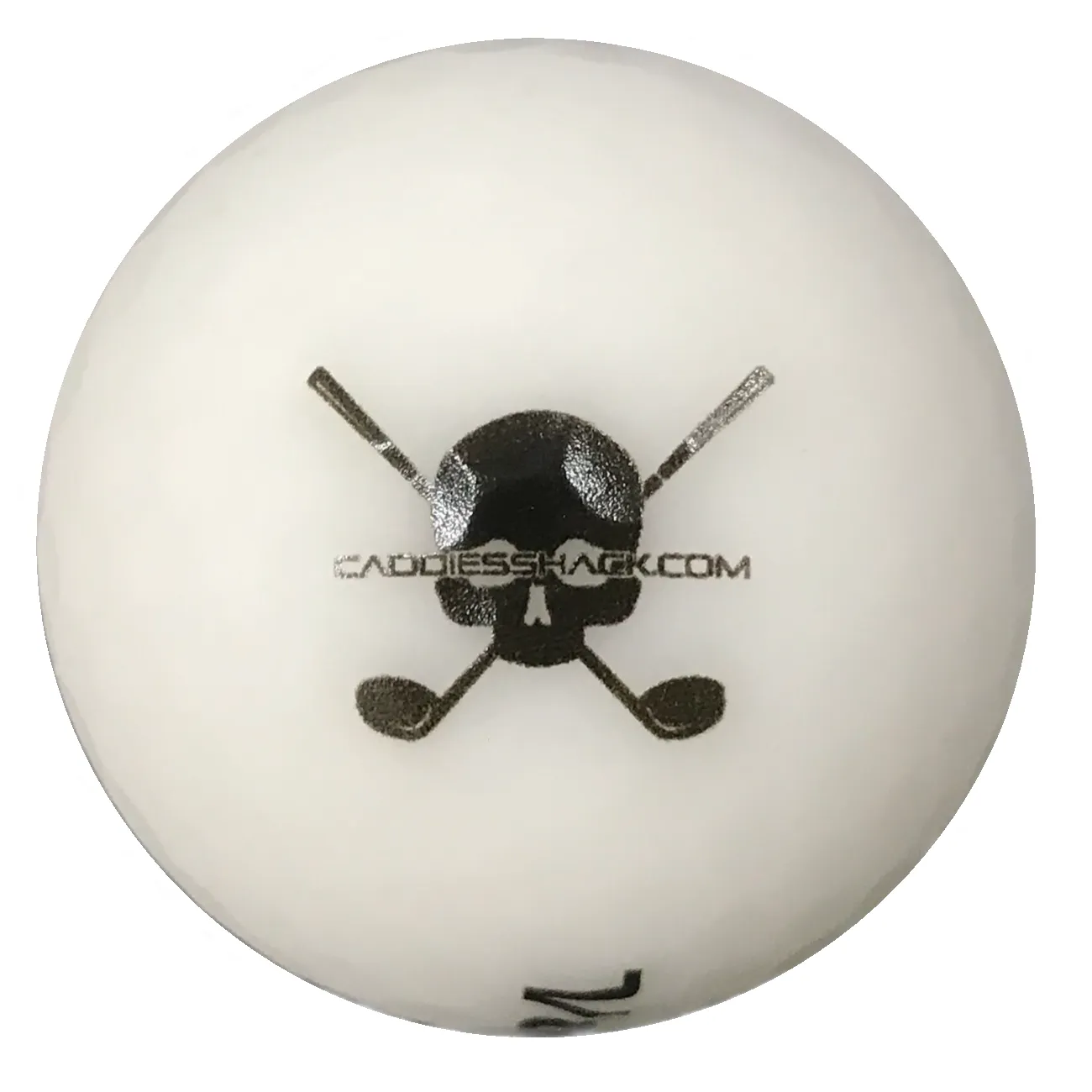 CaddiesShack Custom Jolly Rogers Skull & Crossbones Volvik Vivid Matte Golf Balls - Sleeve