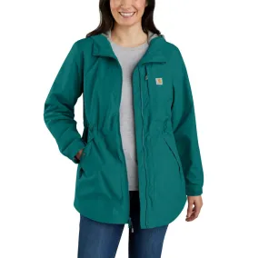 'Carhartt' Women's Rain Defender Relaxed Fit Lightweight Coat - Shaded Spruce