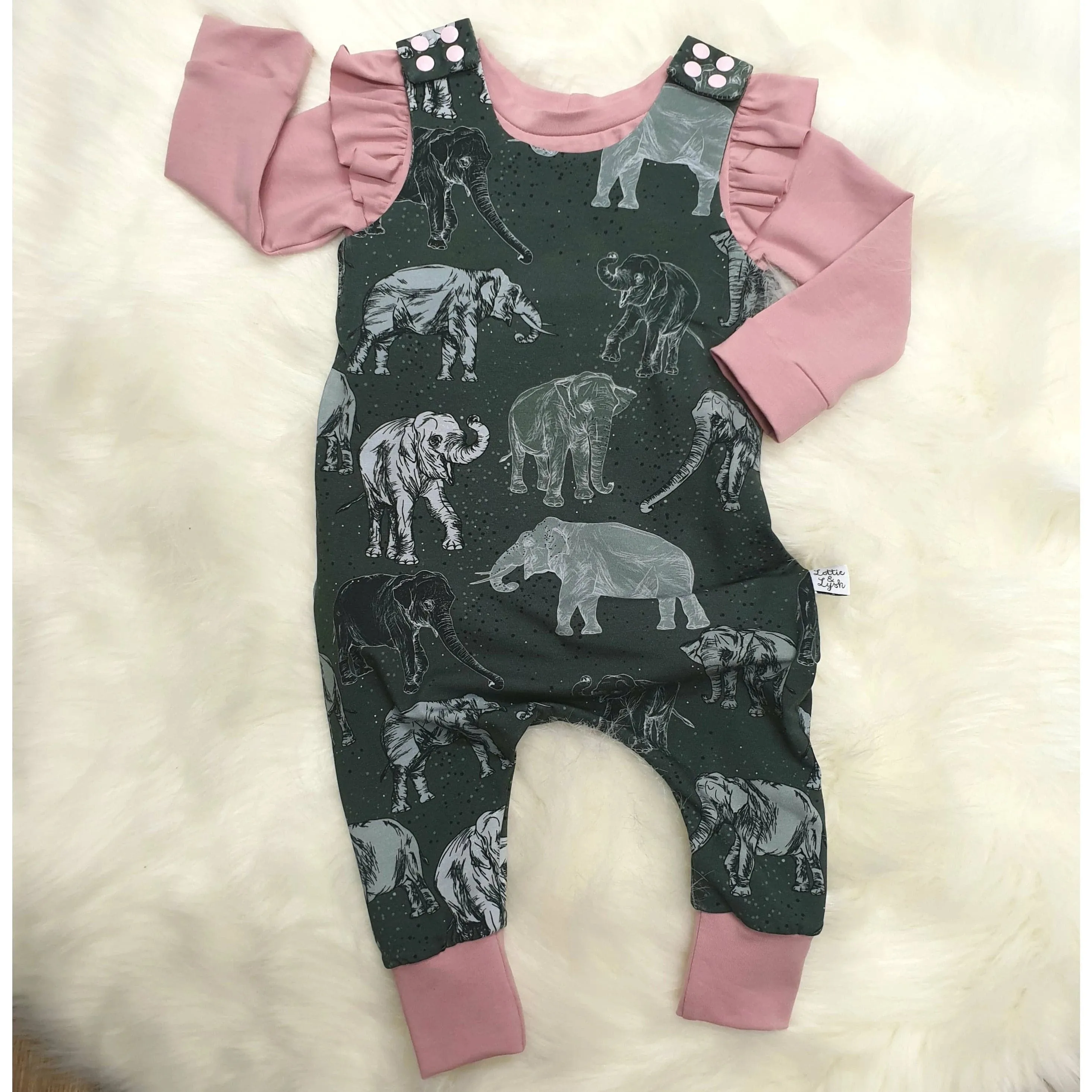 Child & Toddler Dungarees | Organic Elephants