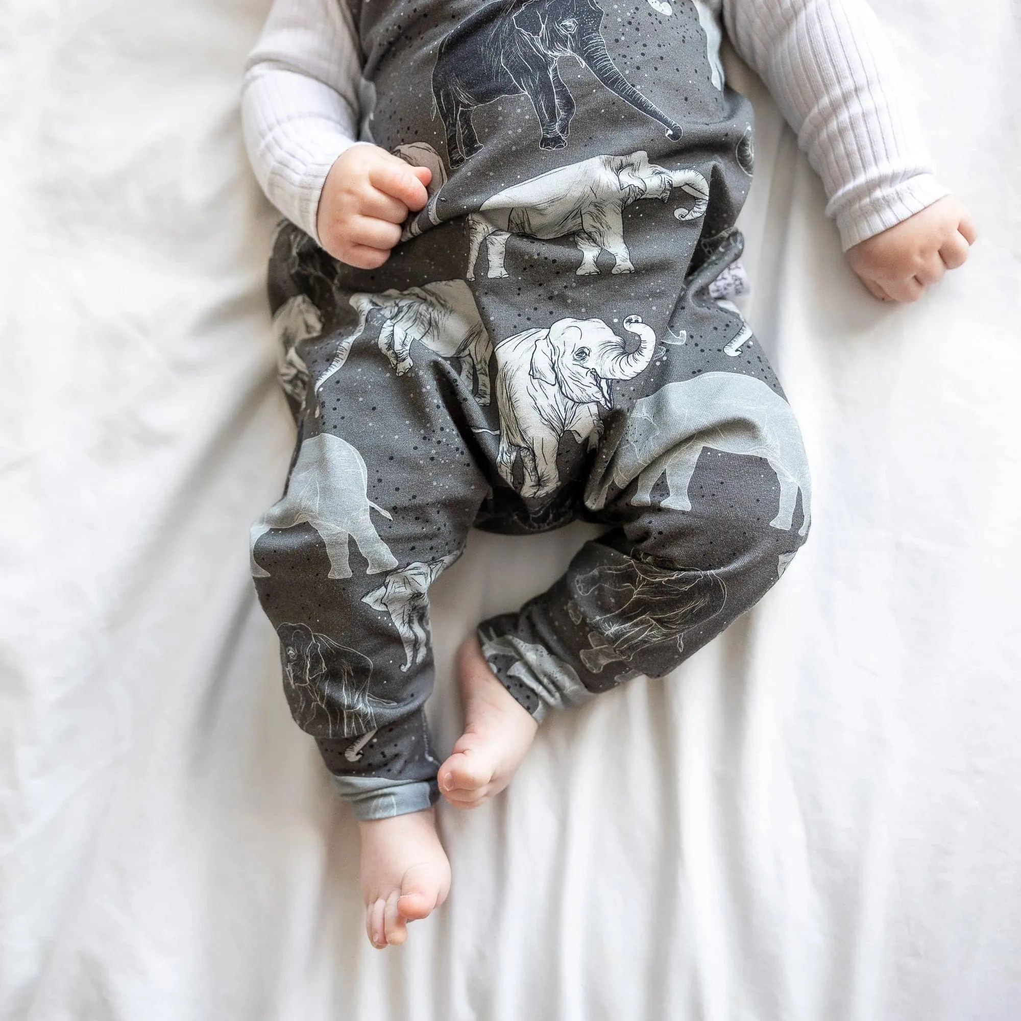 Child & Toddler Dungarees | Organic Elephants