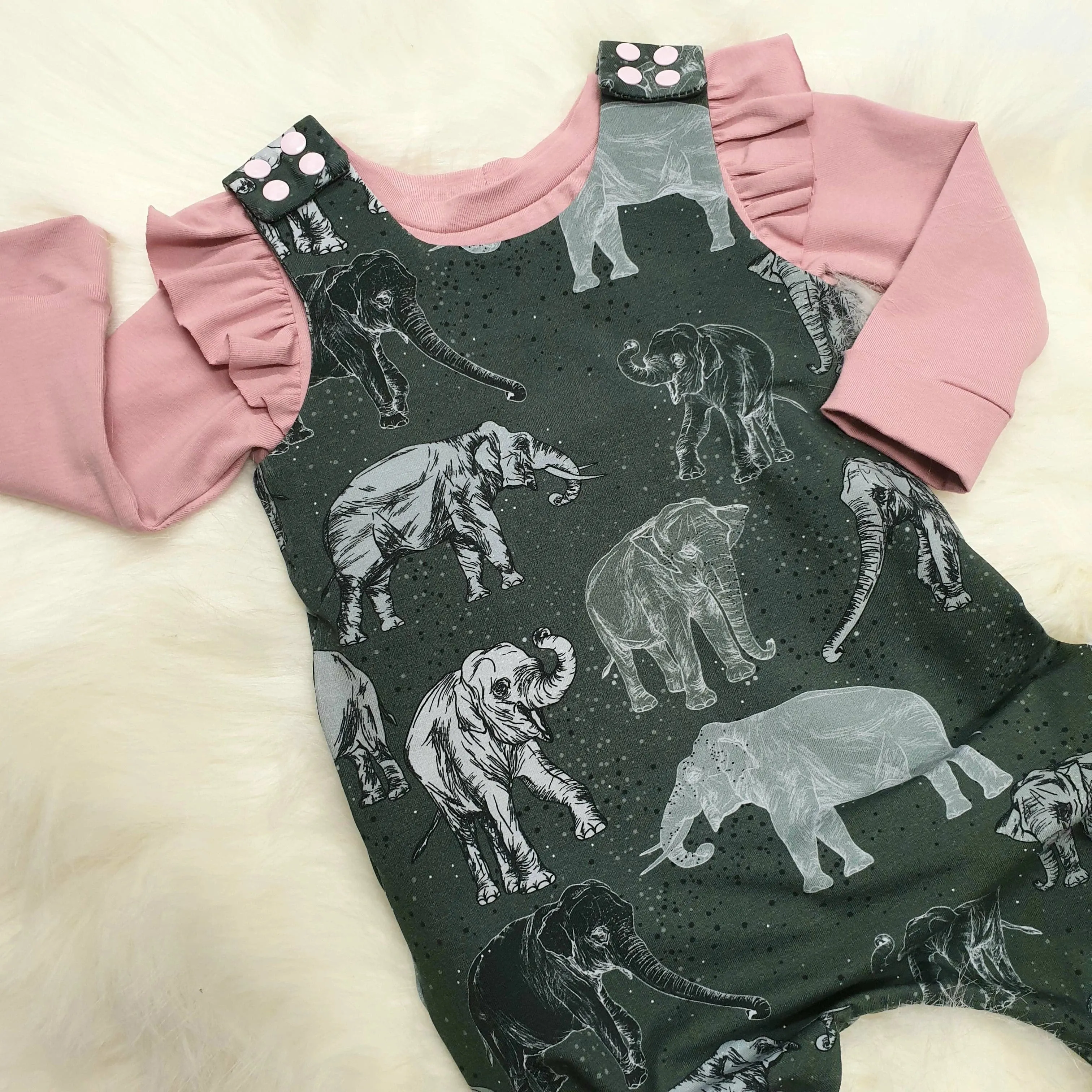 Child & Toddler Dungarees | Organic Elephants