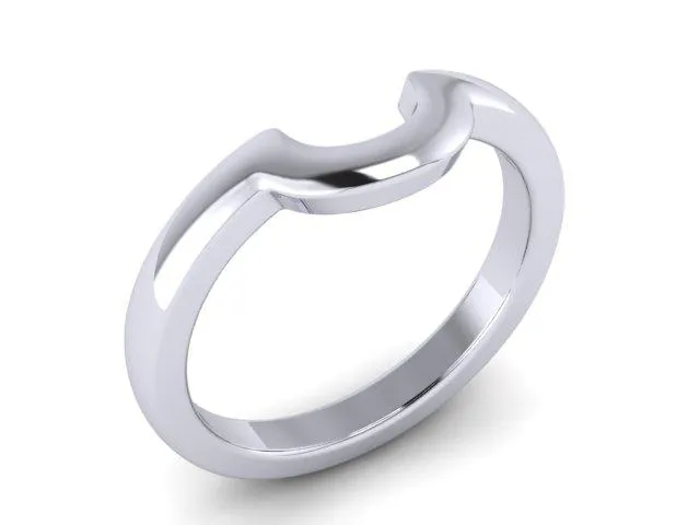 Contour Wedding Band-UDINC0343WB