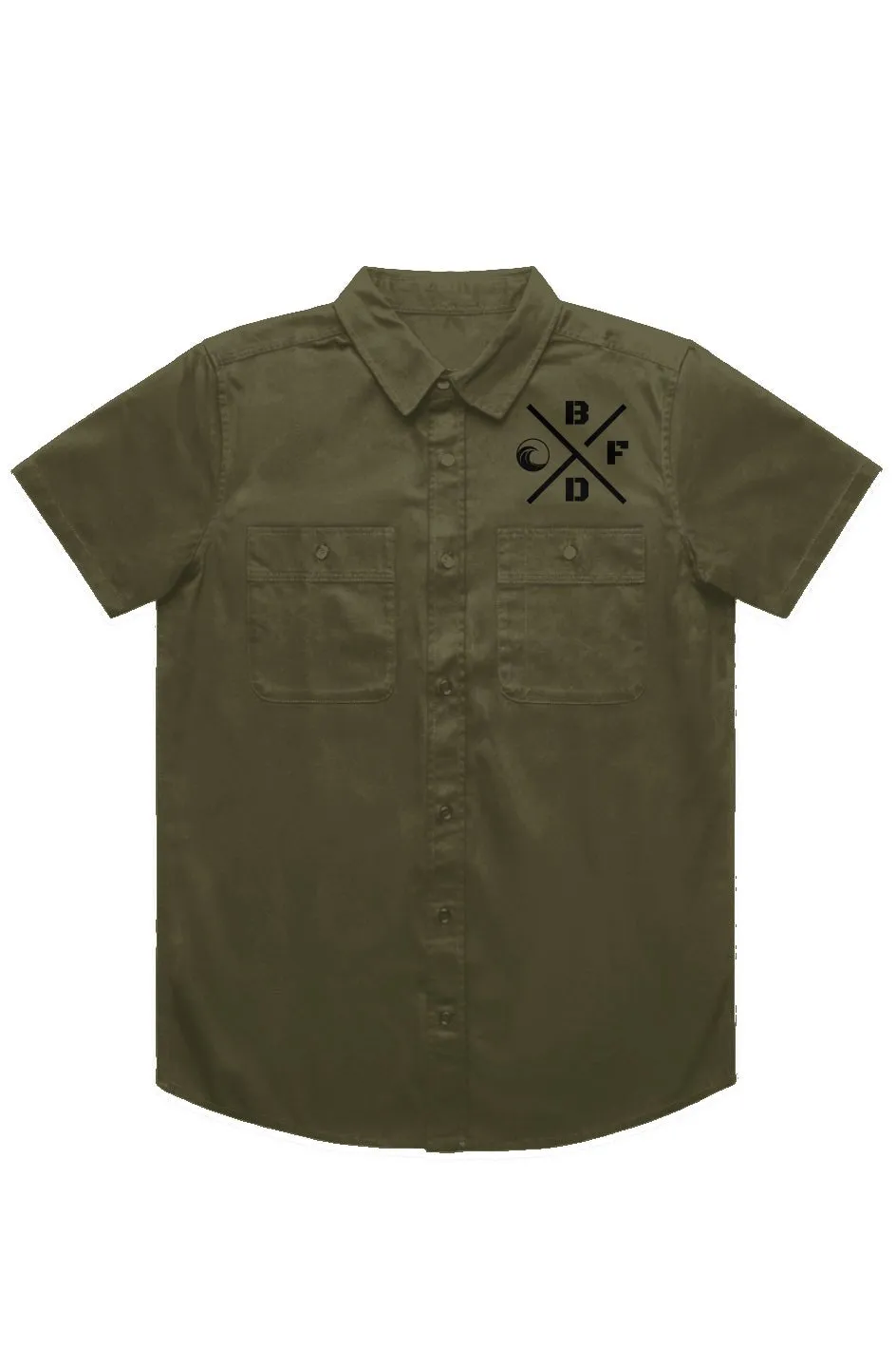 Crossed Logo Workwear S/S Shirt