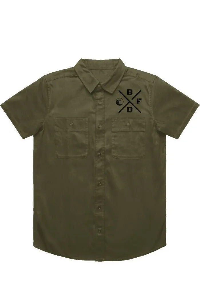 Crossed Logo Workwear S/S Shirt