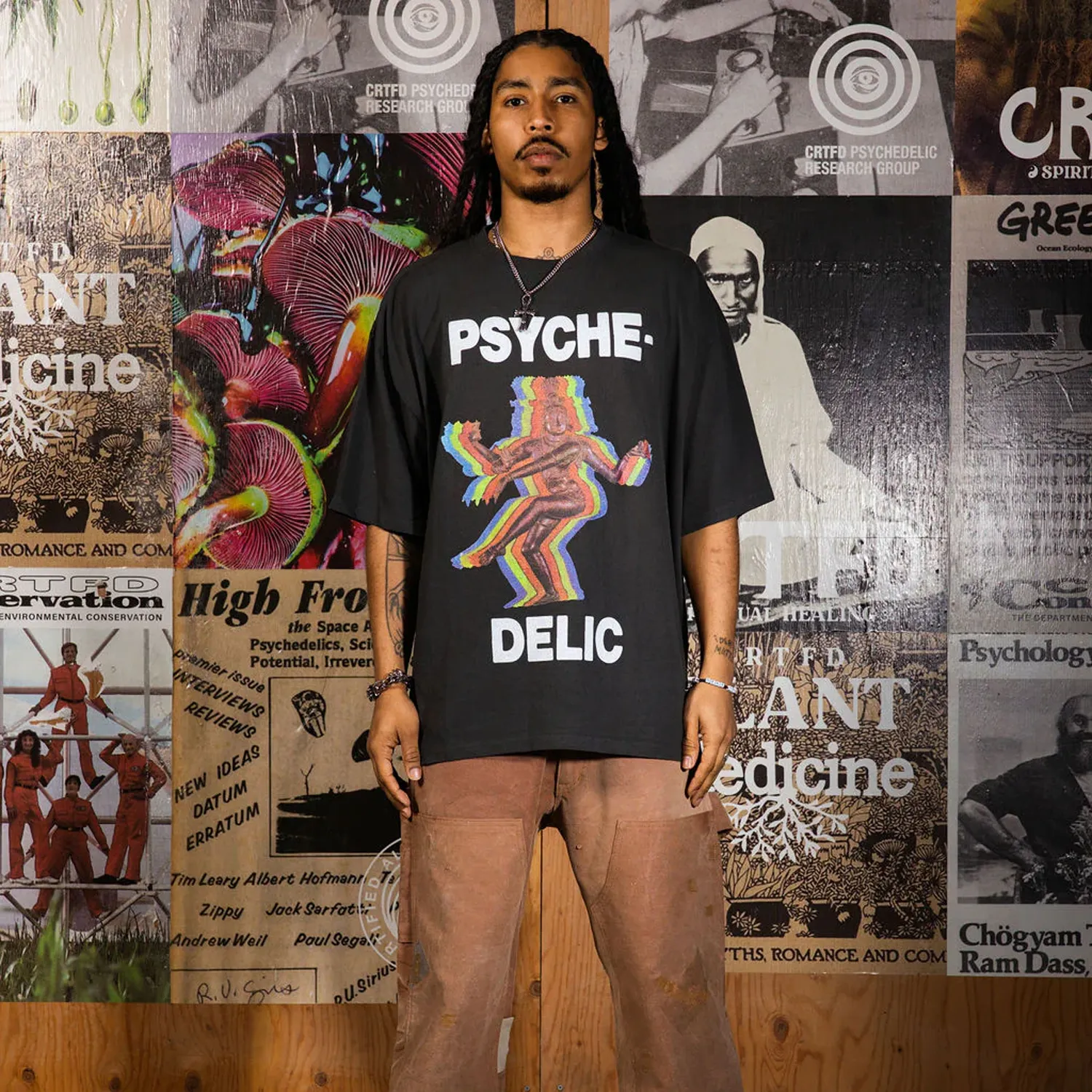 CRTFD Psyche-Delic Tee Vintage Black