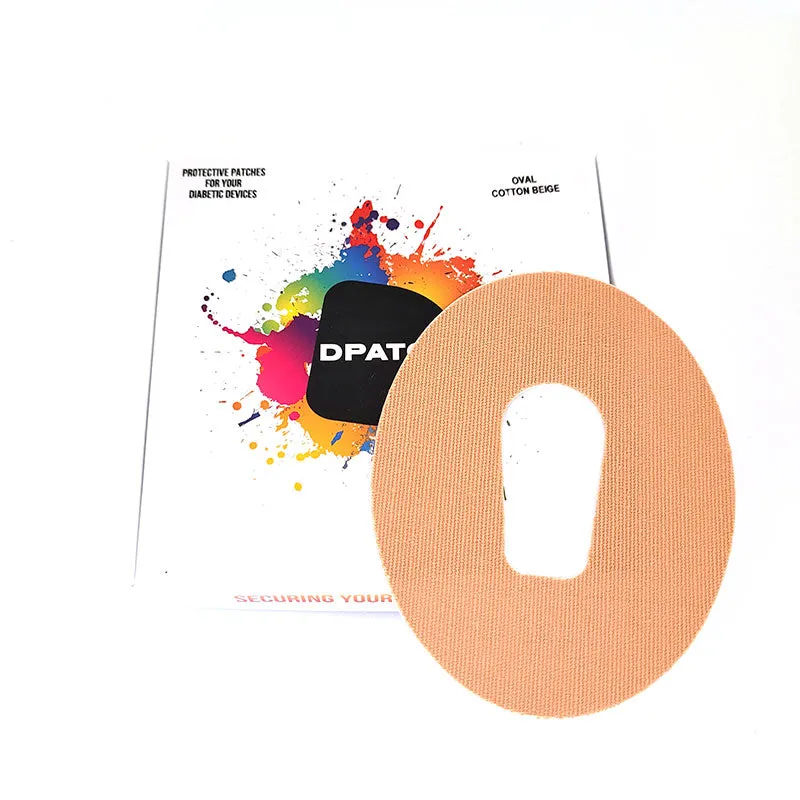 D Patch Dexcom G6 Adhesive patch - Cotton Material Sample