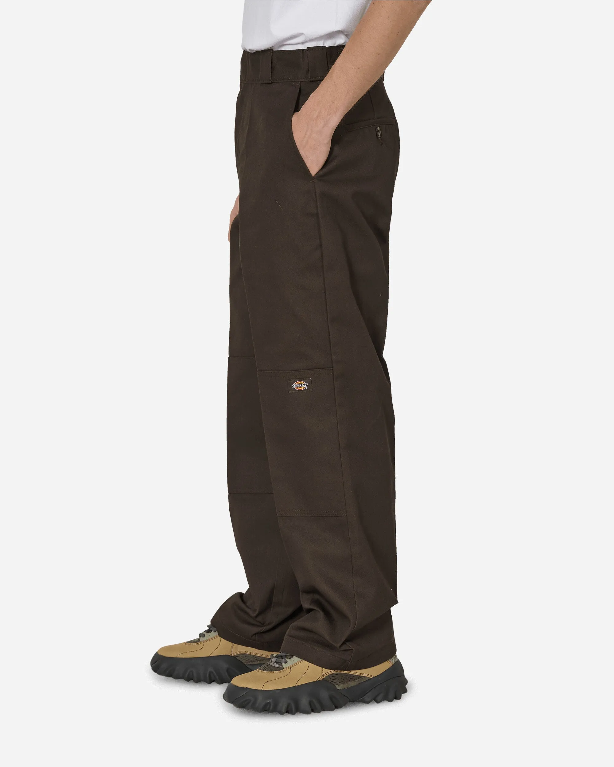 Double Knee Work Pants Dark Brown