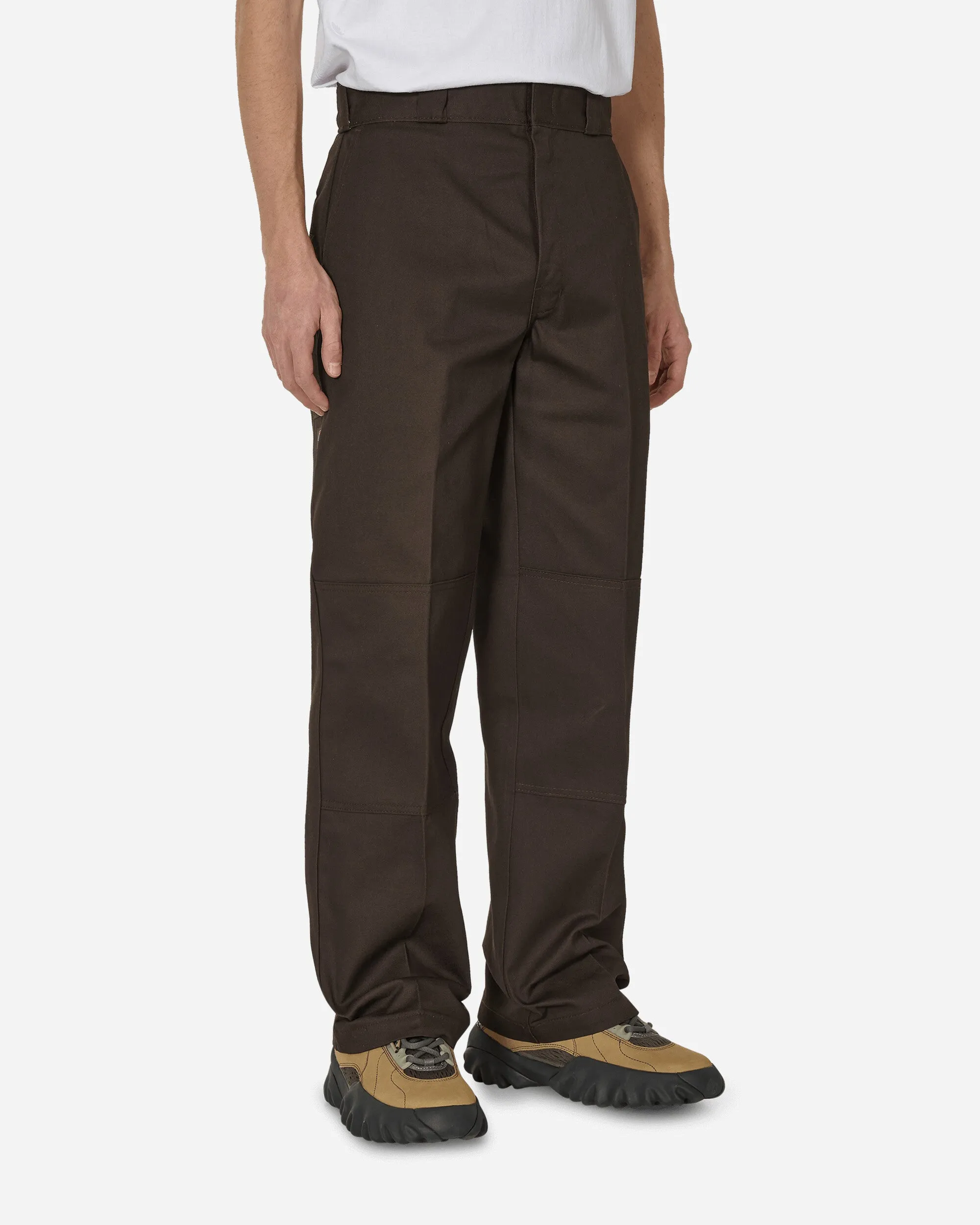 Double Knee Work Pants Dark Brown