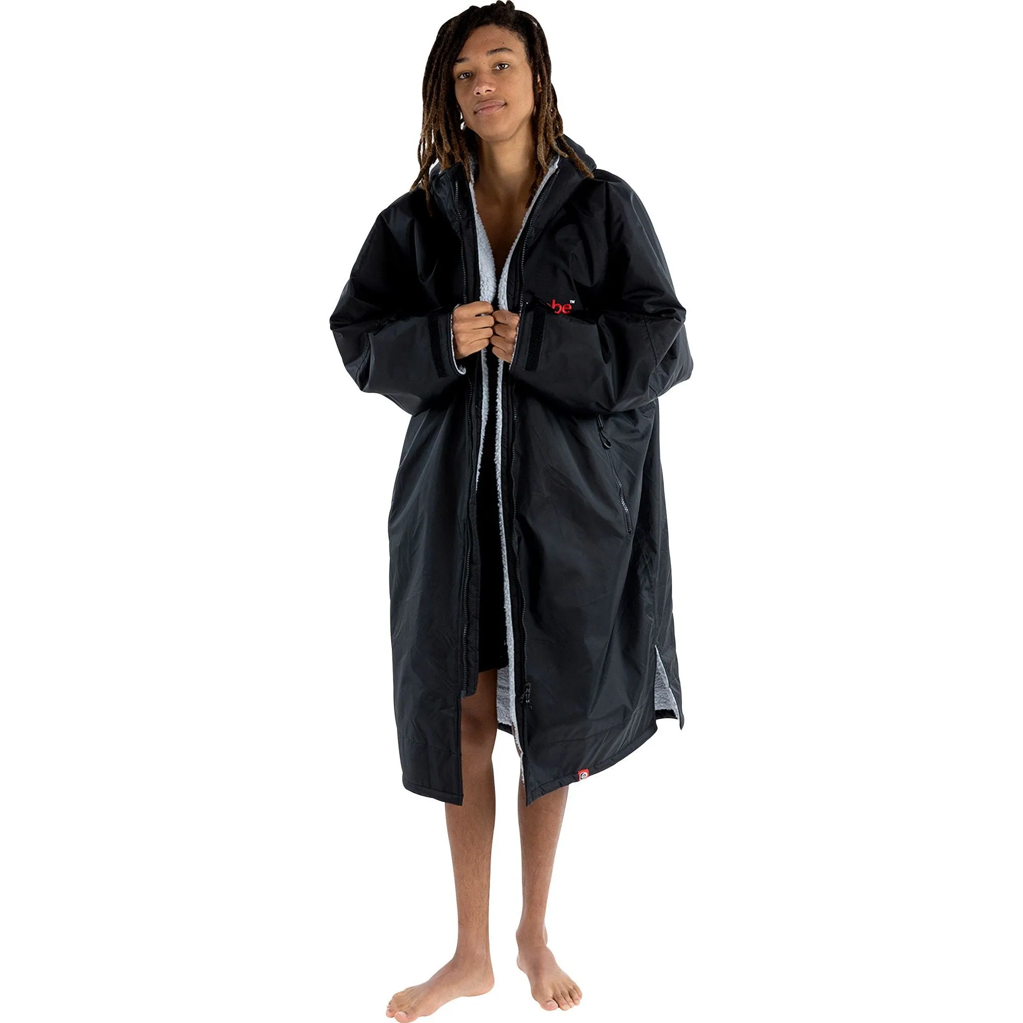 Dryrobe Advance Long Sleeve Changing Robe - Grey