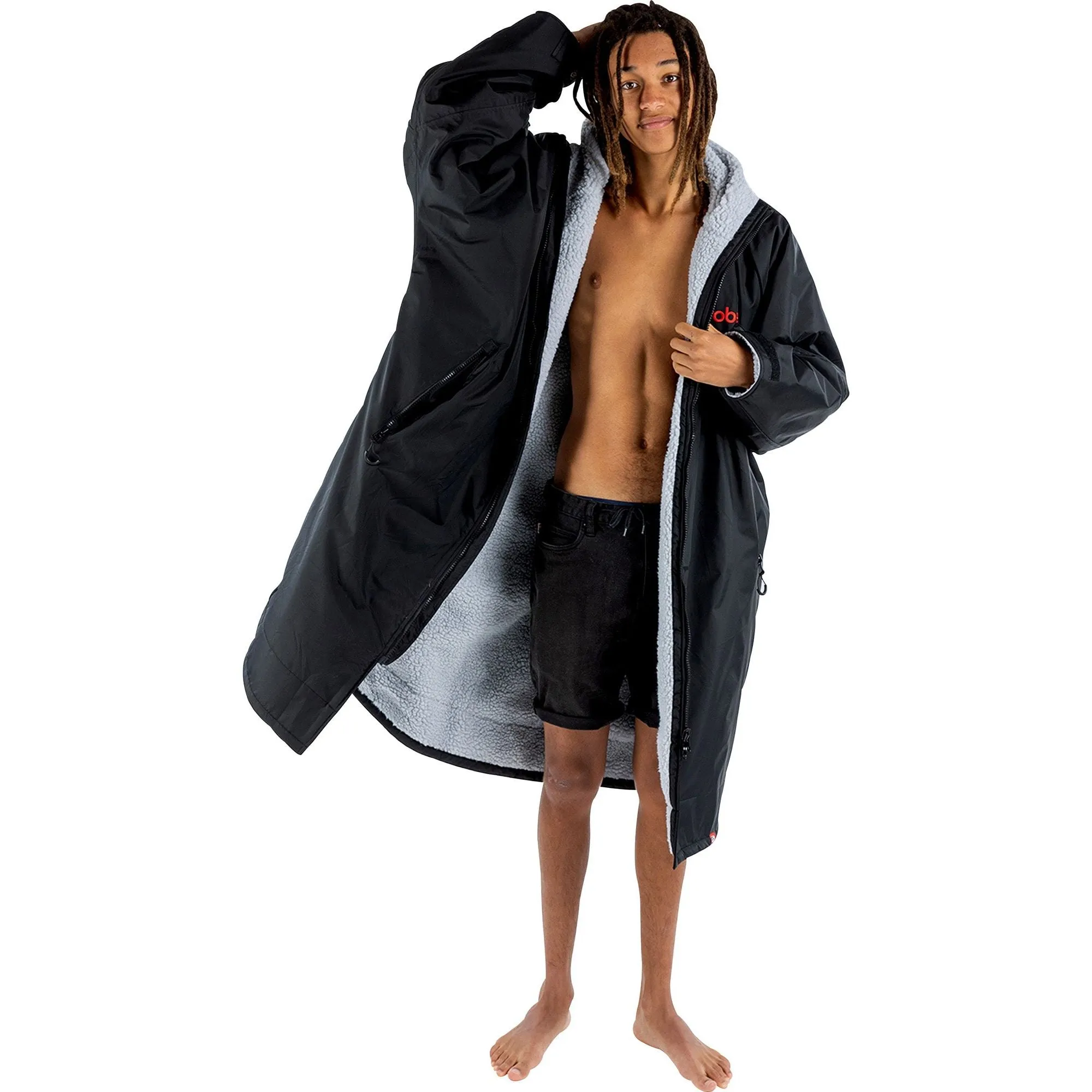 Dryrobe Advance Long Sleeve Changing Robe - Grey