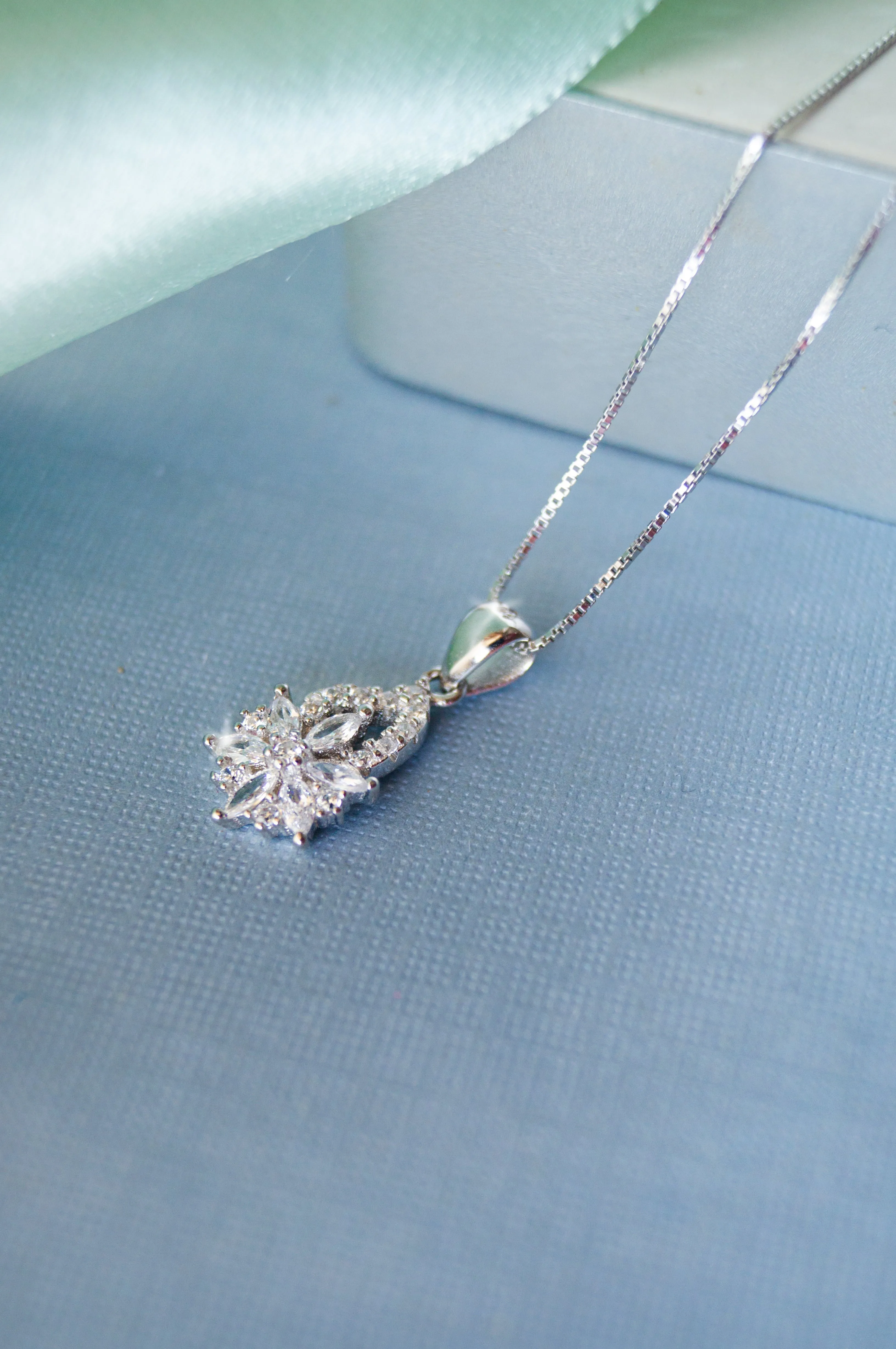 Eclectic Floral Sterling Silver Pendant