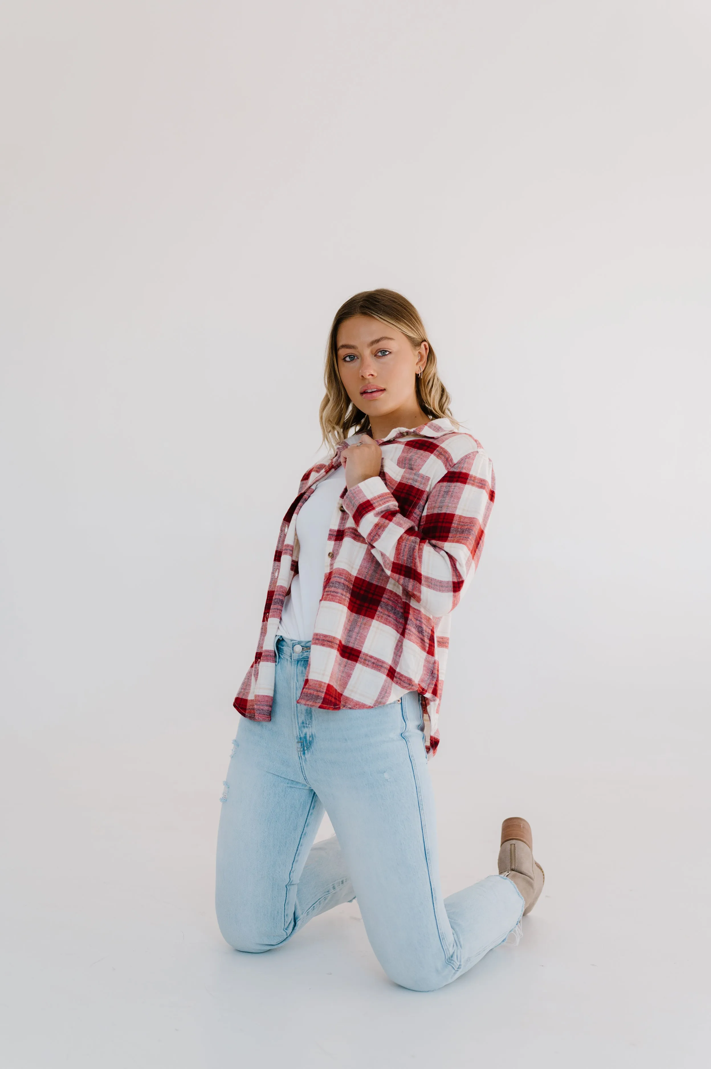 Flannel Plaid Top