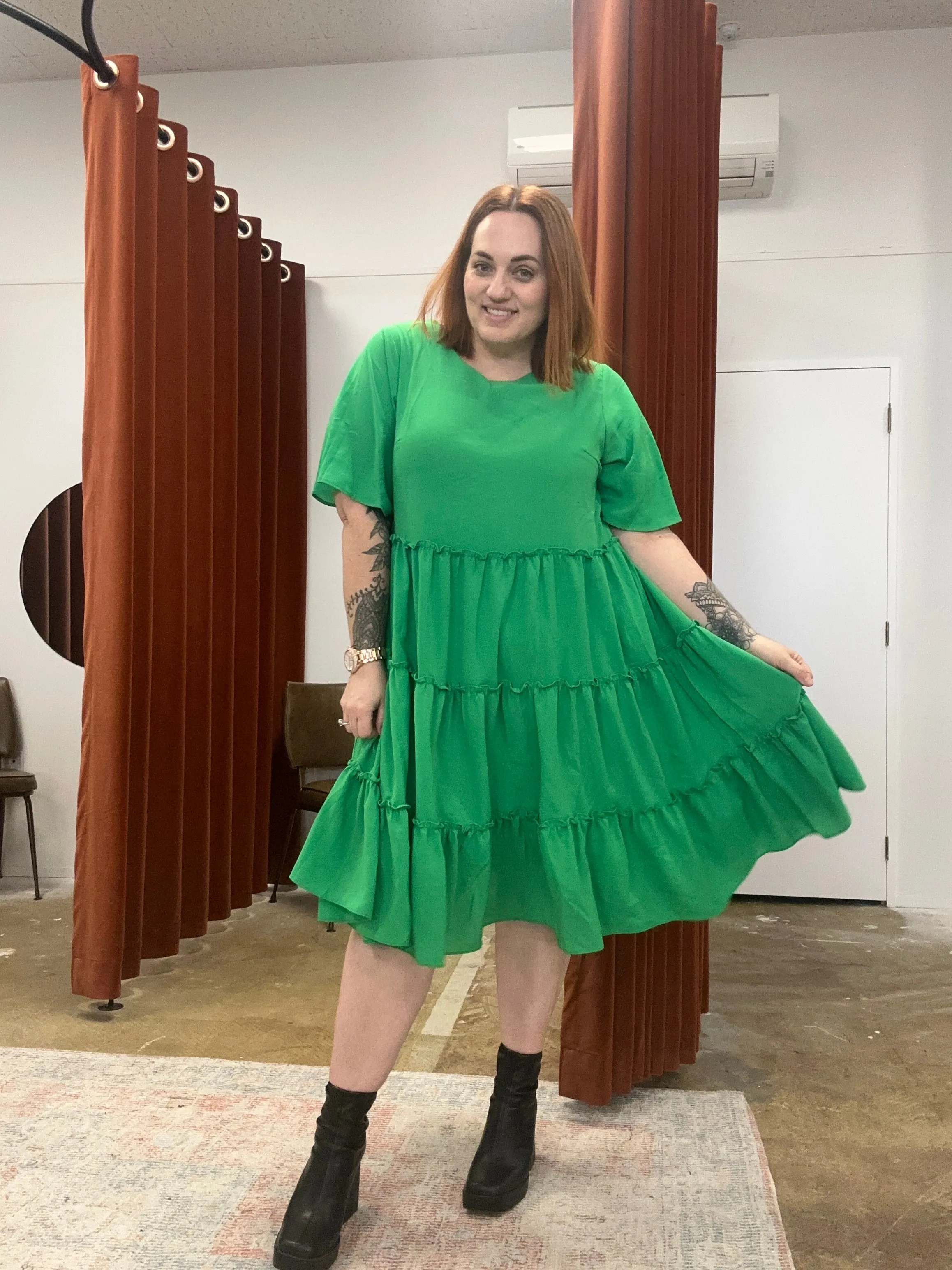 Gracie Dress - Green