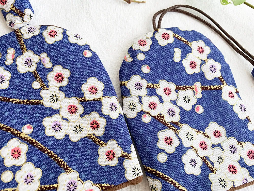 Handmade Key pouch - Key holder | Floral Blue