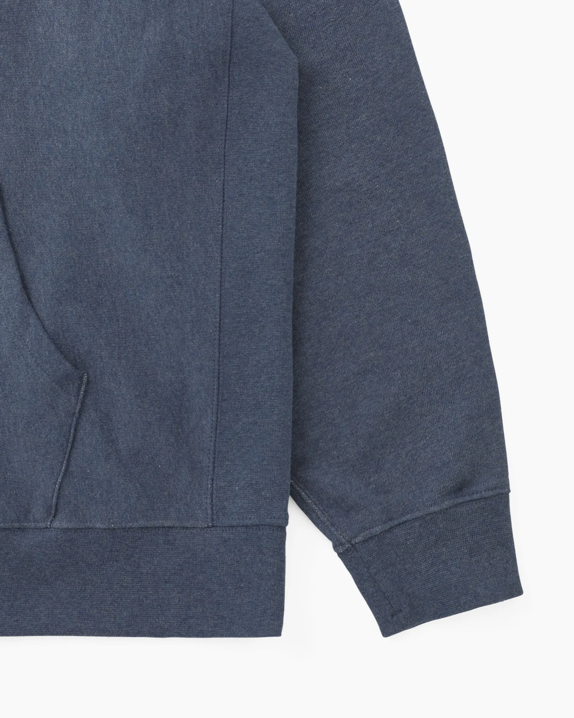 Heather Stock Hoodie Blue