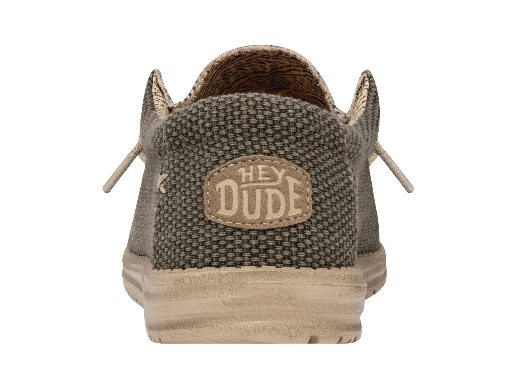 Hey Dude Uomo Scarpe Wally Braided Verde Militare Army