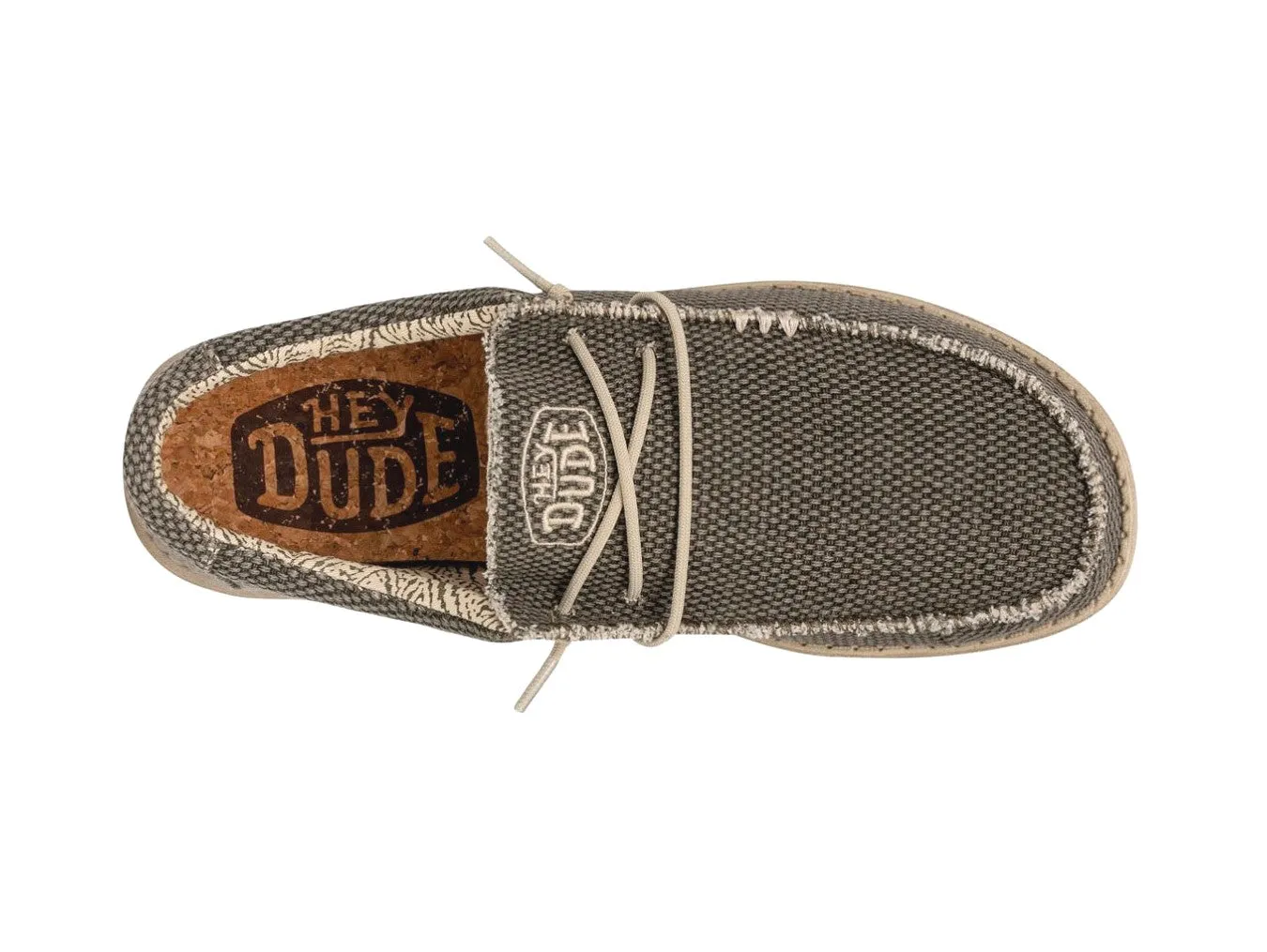 Hey Dude Uomo Scarpe Wally Braided Verde Militare Army