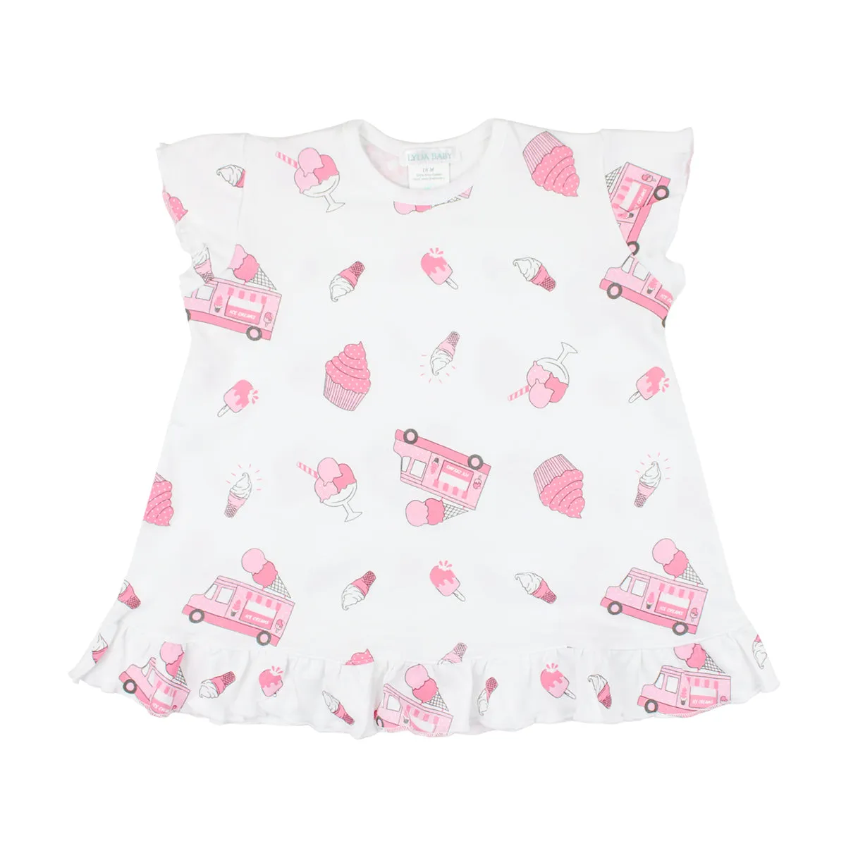 Ice Cream Truck Printed Dress | Girl