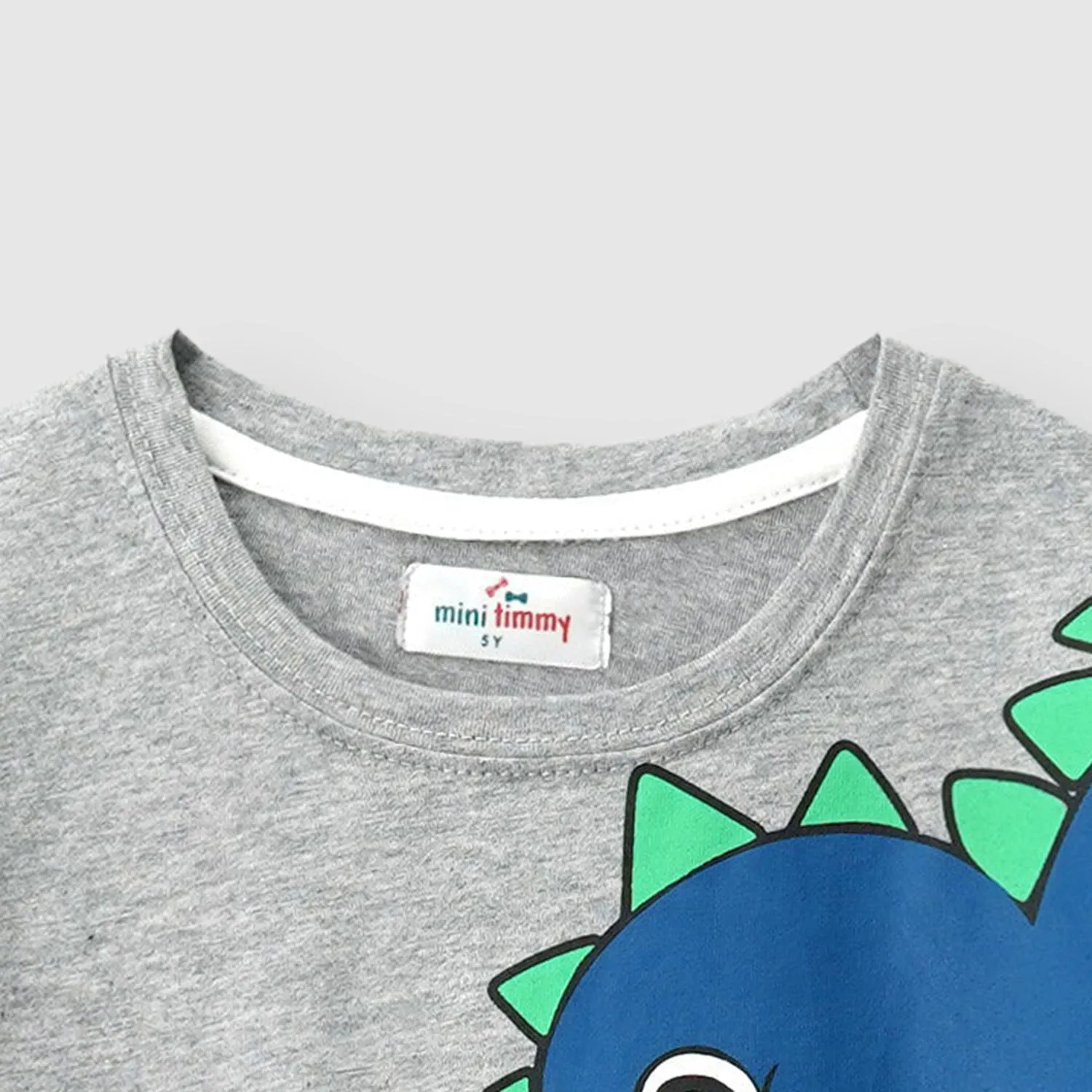 Kids Dino Printed Soft Cotton T-Shirt