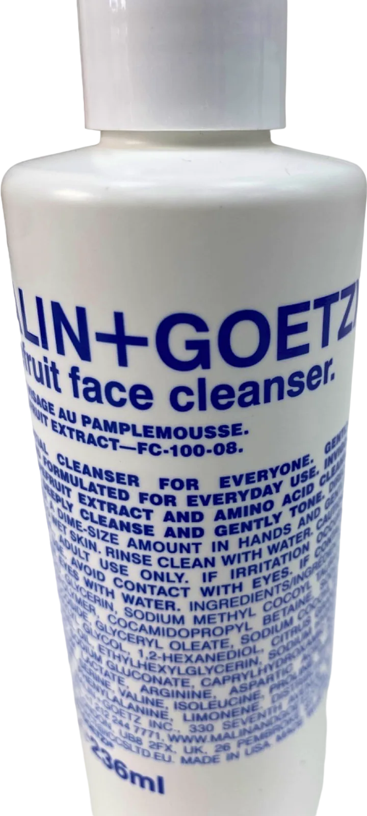 Malin Goetz Grapefruit Face Cleanser 236ml