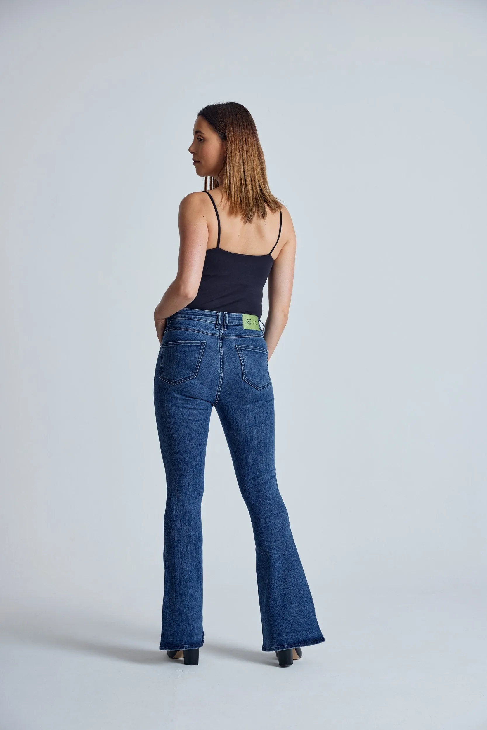 MAVIS Azure - Organic Cotton Jeans by Flax & Loom