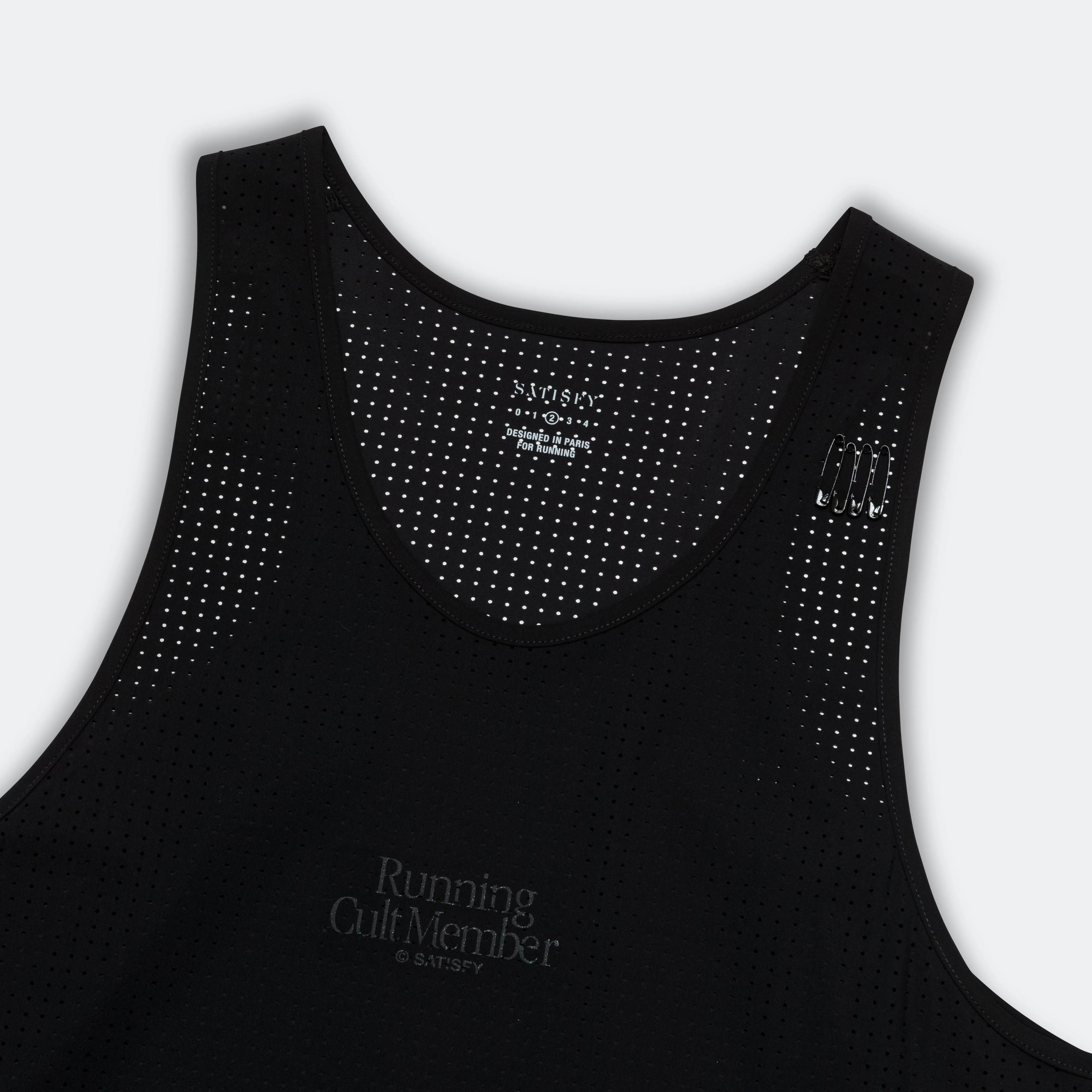 Mens Space-O™ Singlet - Black