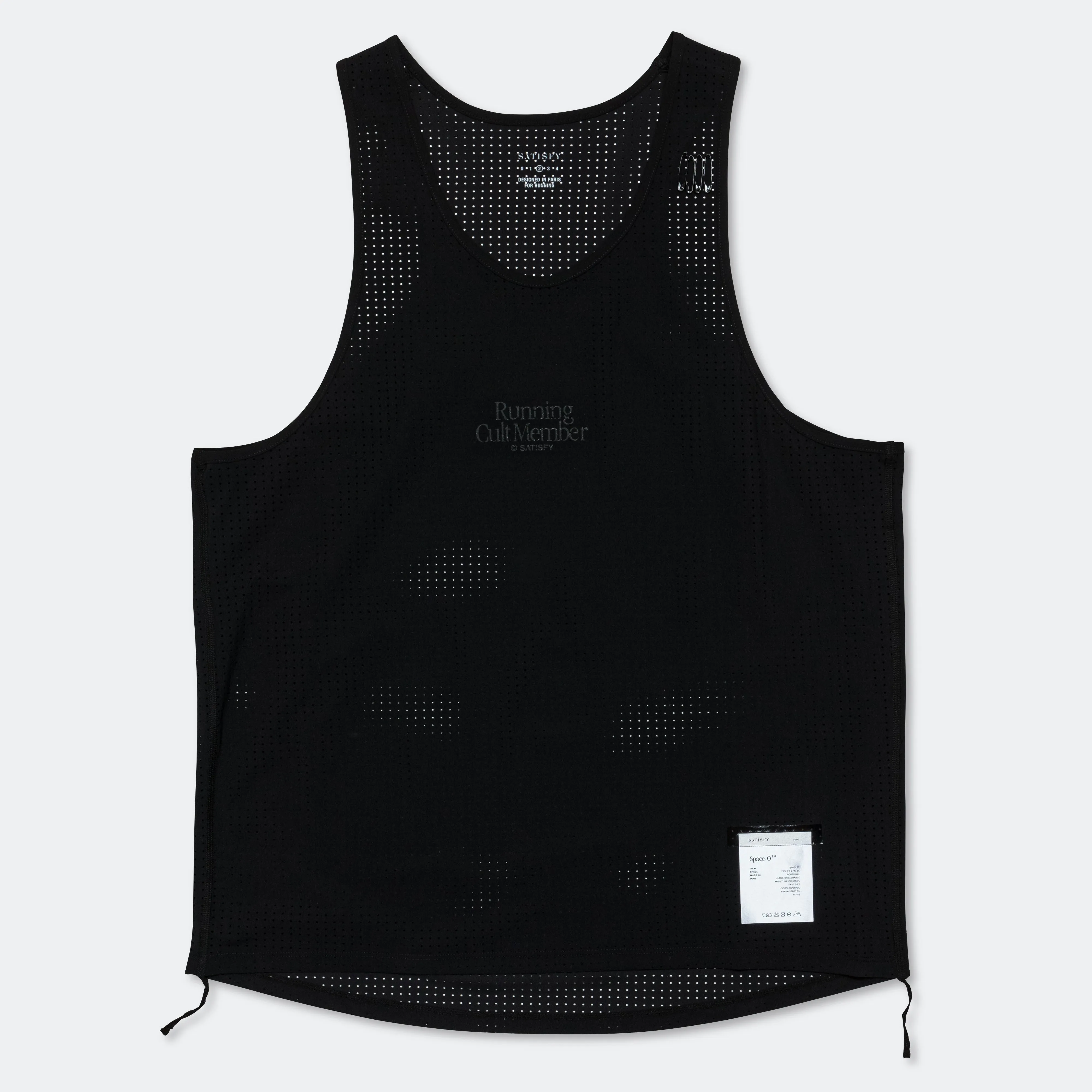 Mens Space-O™ Singlet - Black