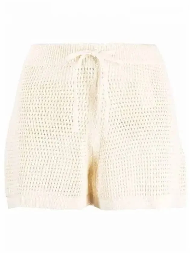 Nanushka JAEL Crochet Knit Shorts 271205