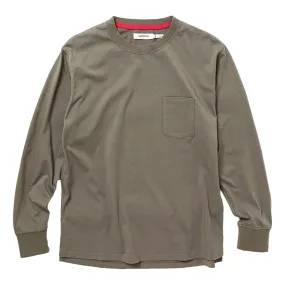 NONNATIVE DWELLER L/S TEE COTTON JERSEY-BEIGE