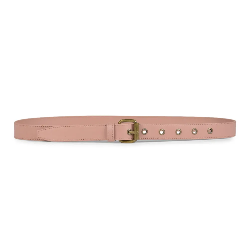 Nude Pink Handcrafted women Waist Belt Bag