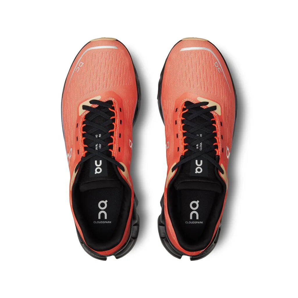 On Running Cloudspark (Mens) - Flame/Black