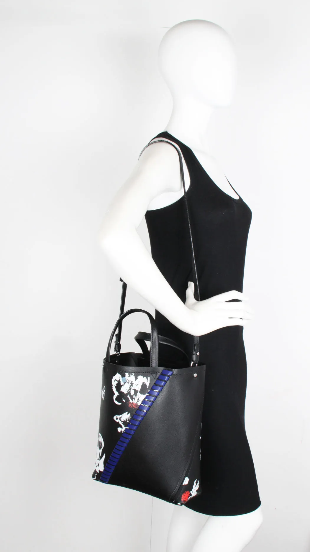 PS Hex Tote Floral Print, Black Mix