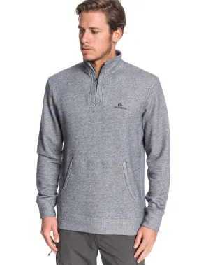 Quiksilver Men's Waterman Ocean Nights 1/2 Zip Mock Neck Sweatshirt Parisian Night S