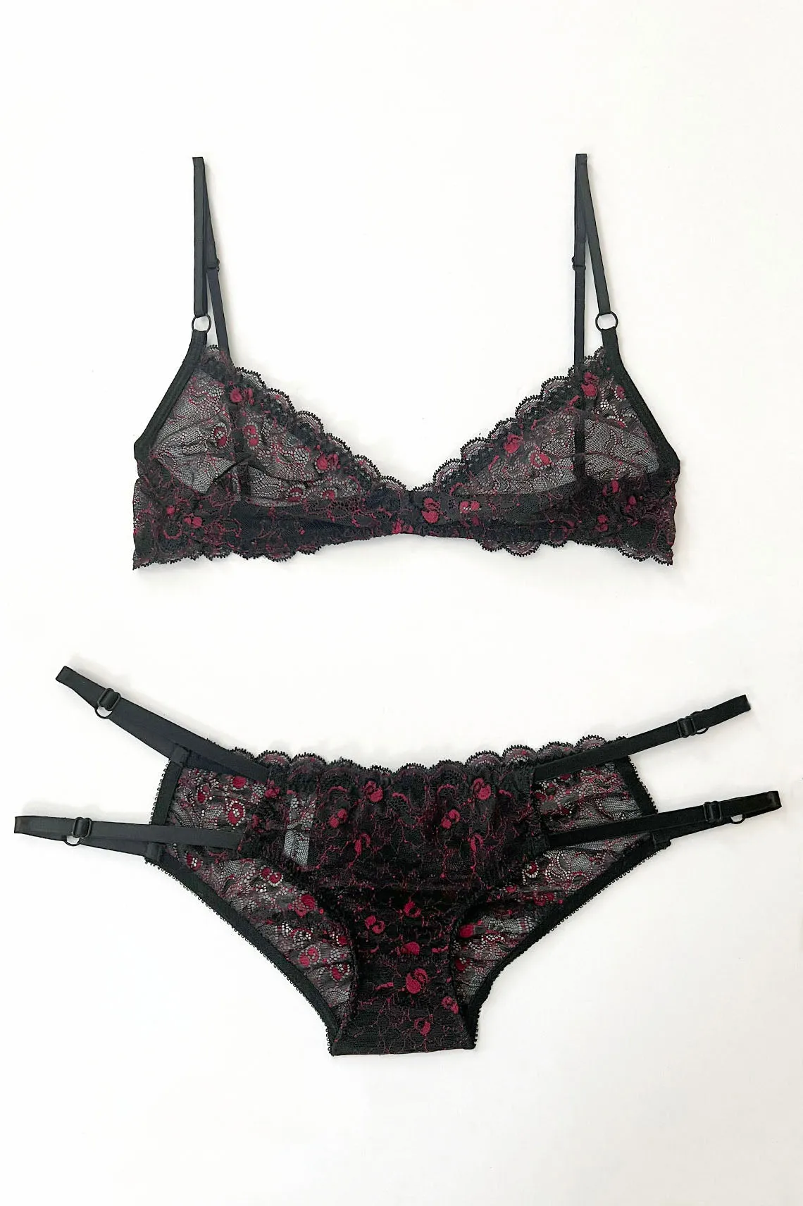 READY TO SHIP / Inquietude Bralette in Surplus Lace (1 size S)